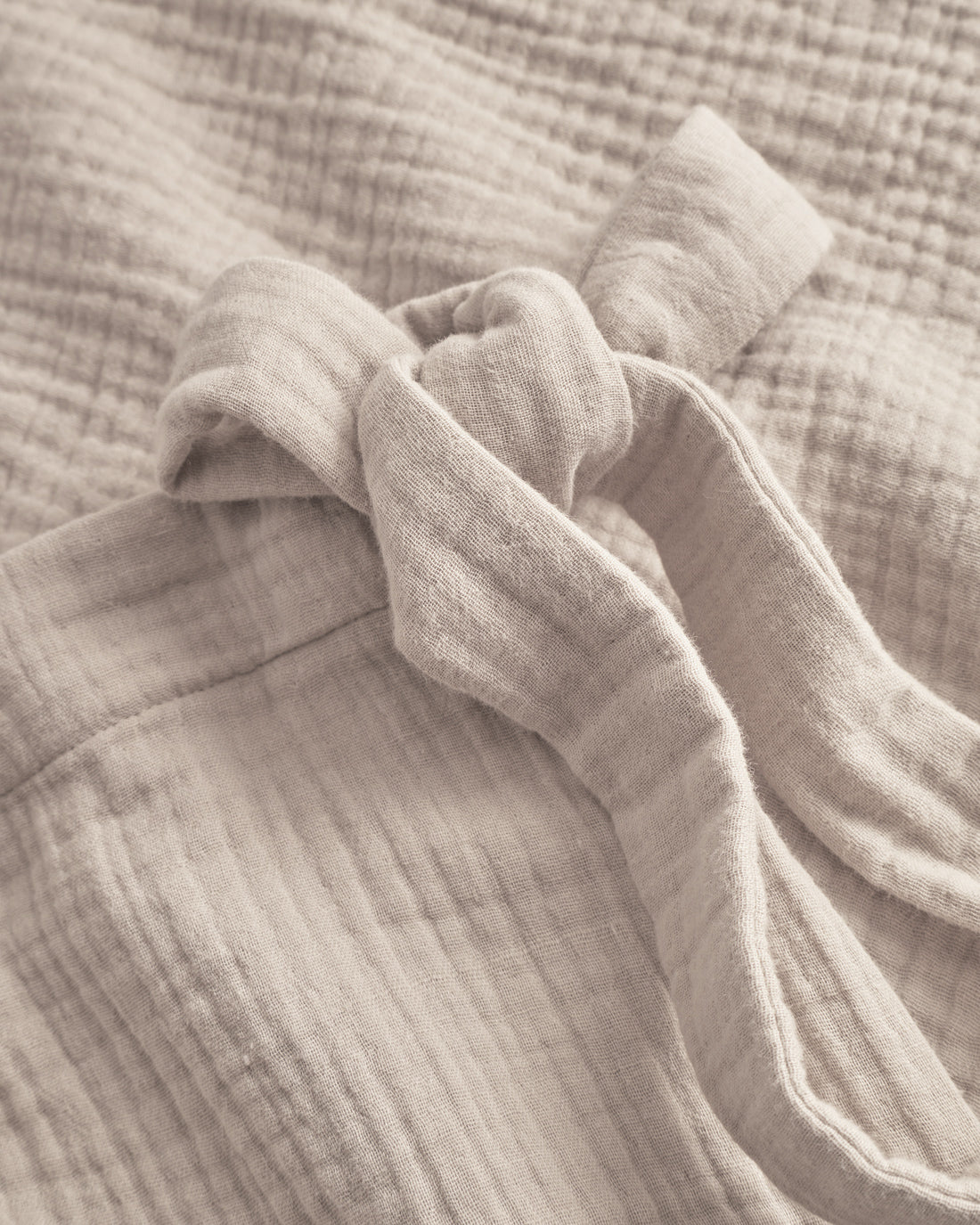 Beige wrap skirt made from 100% organic cotton by Rotholz