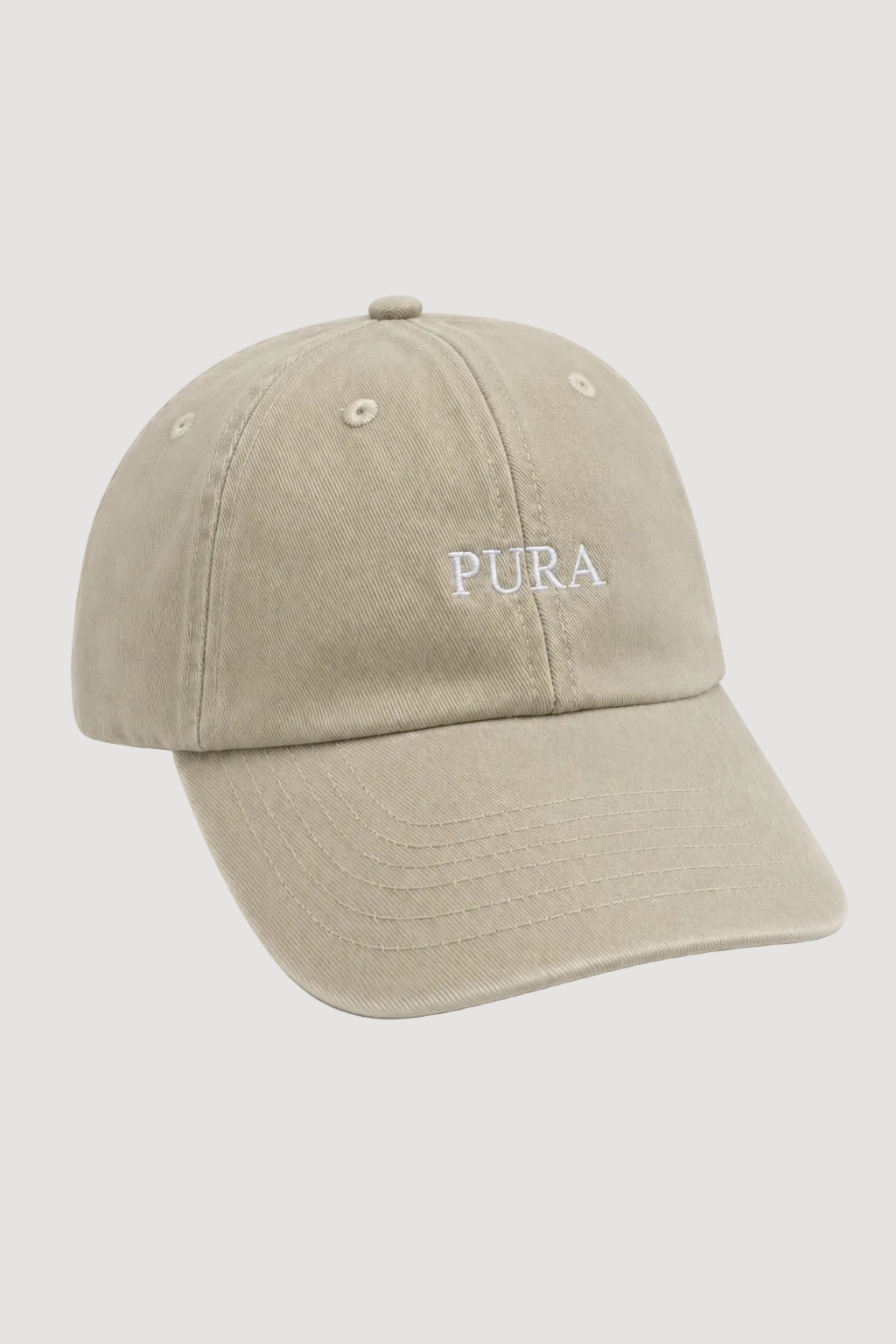Beige Cap THE PURA aus 100% Bio-Baumwolle von Pura Clothing