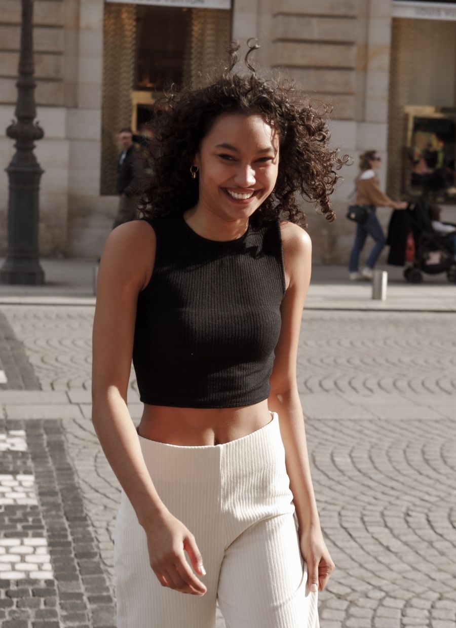 Claire Crop Top - Black - Narah Soleigh | Luxe Line