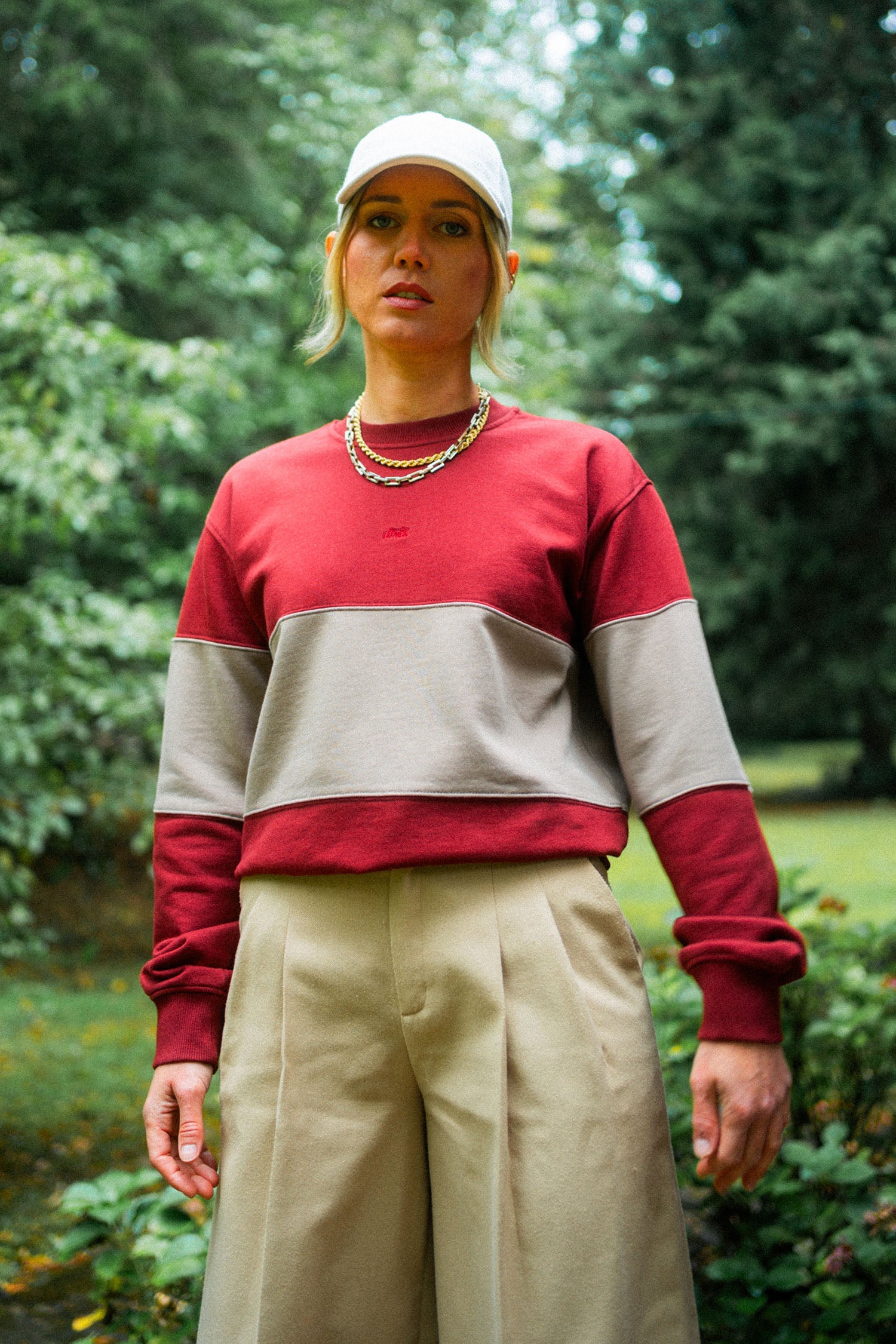 Color Block Classic Crewneck aus Bio Baumwolle von Dirts