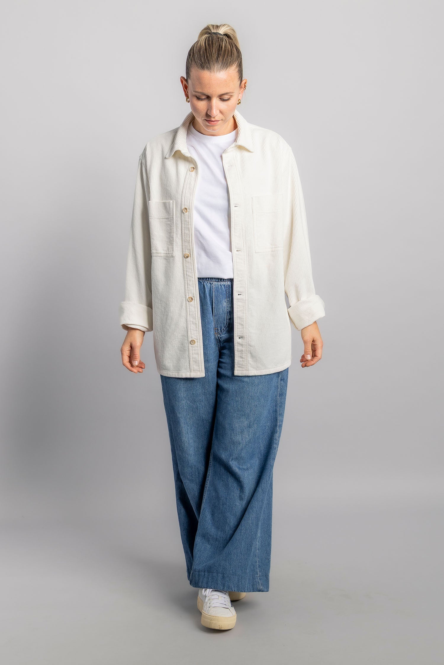 Cord Overshirt von Dirts aus Bio Baumwolle