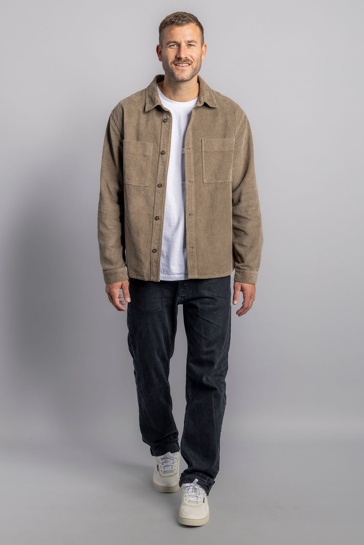 Cord Overshirt von Dirts aus Bio Baumwolle