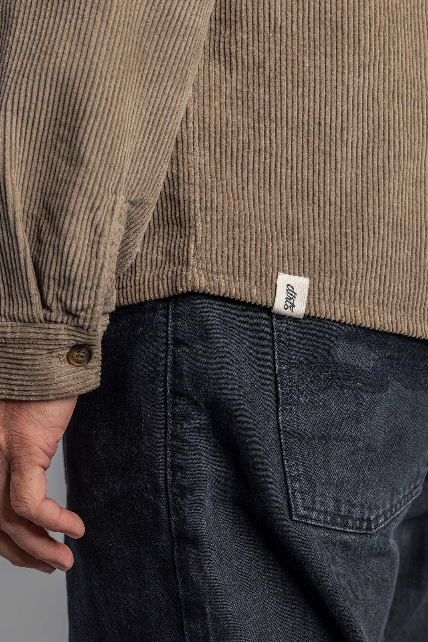 Cord Overshirt von Dirts aus Bio Baumwolle