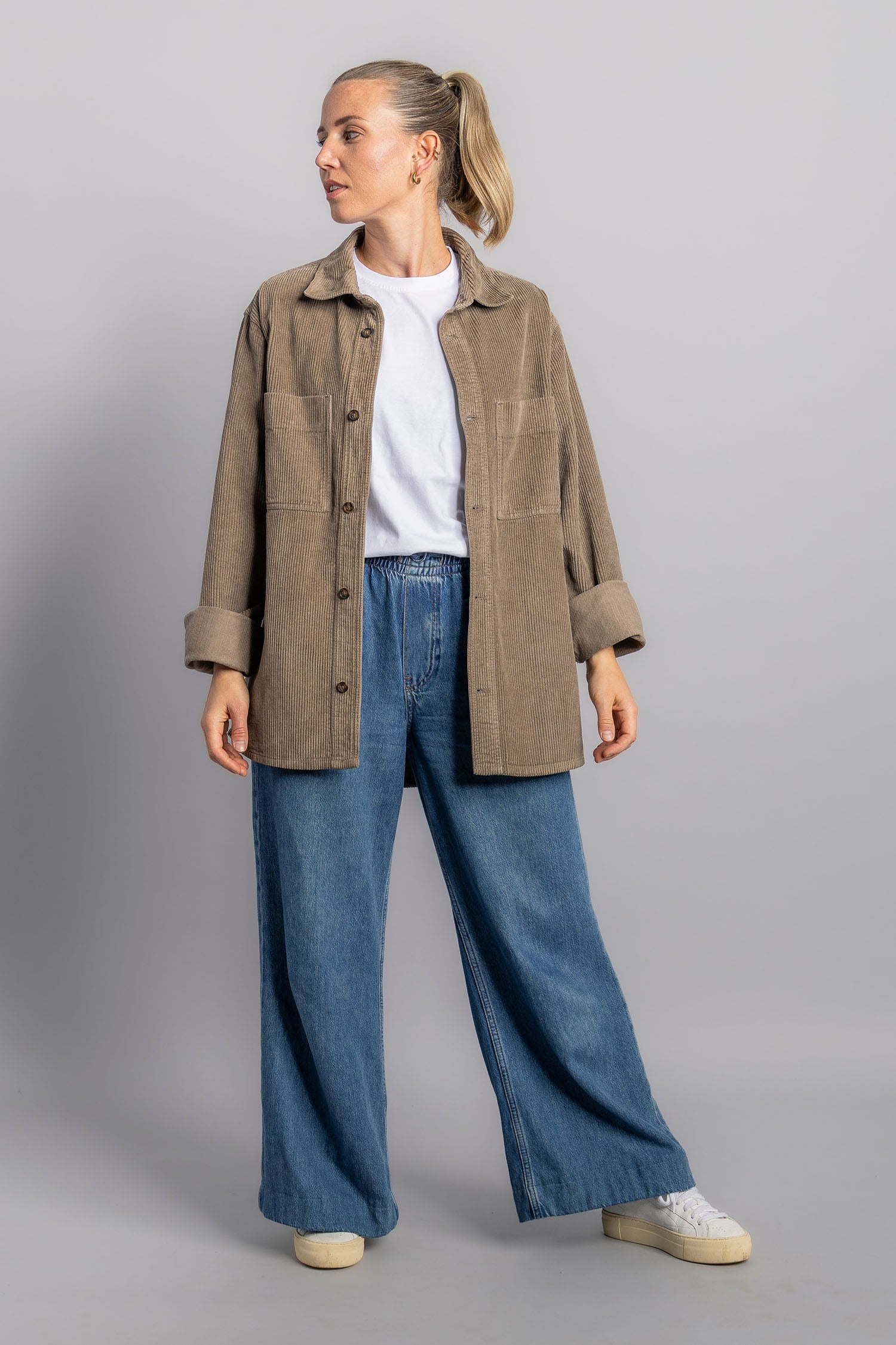 Cord Overshirt von Dirts aus Bio Baumwolle