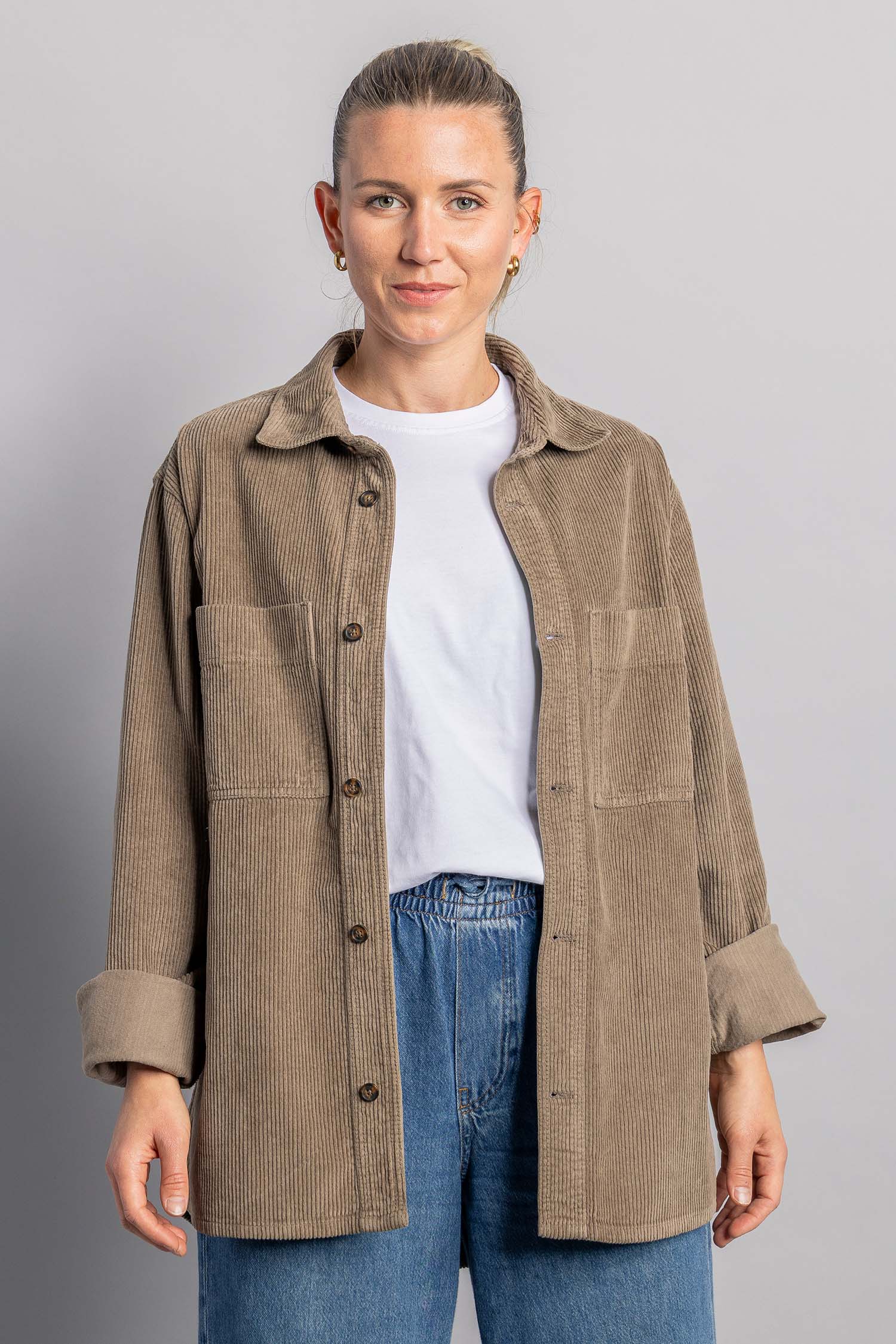 Cord Overshirt von Dirts aus Bio Baumwolle