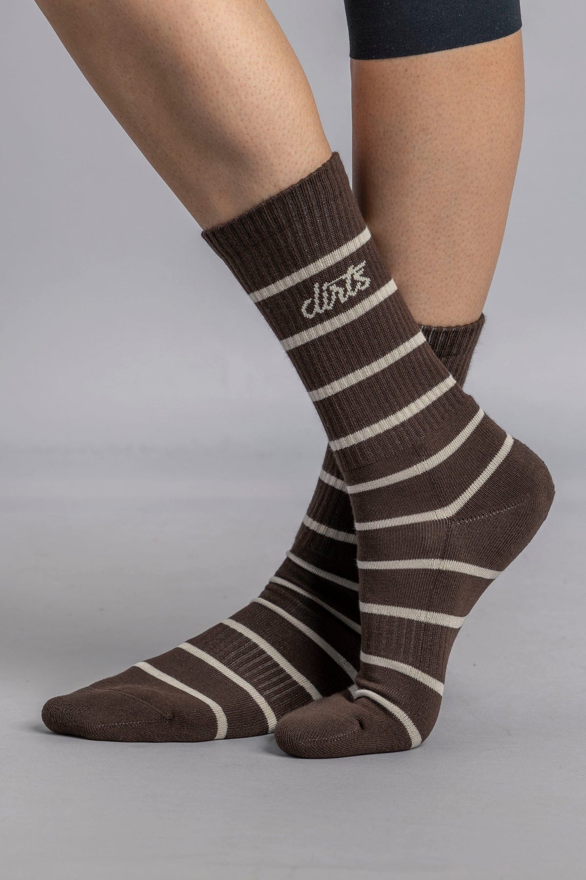 Espresso Socks mit Bio Baumwolle von Dirts