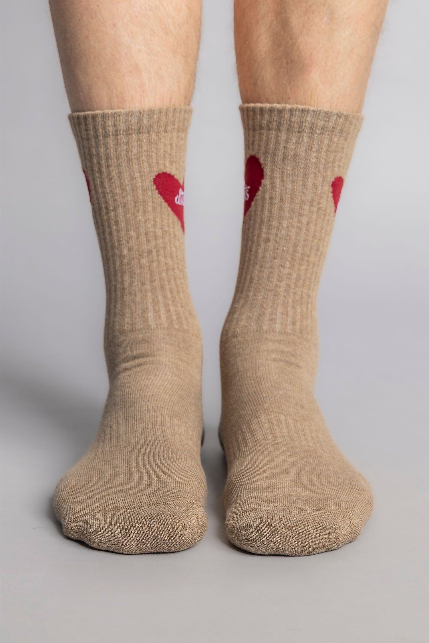 Heart Socks 2.0 in camel von DIRTS