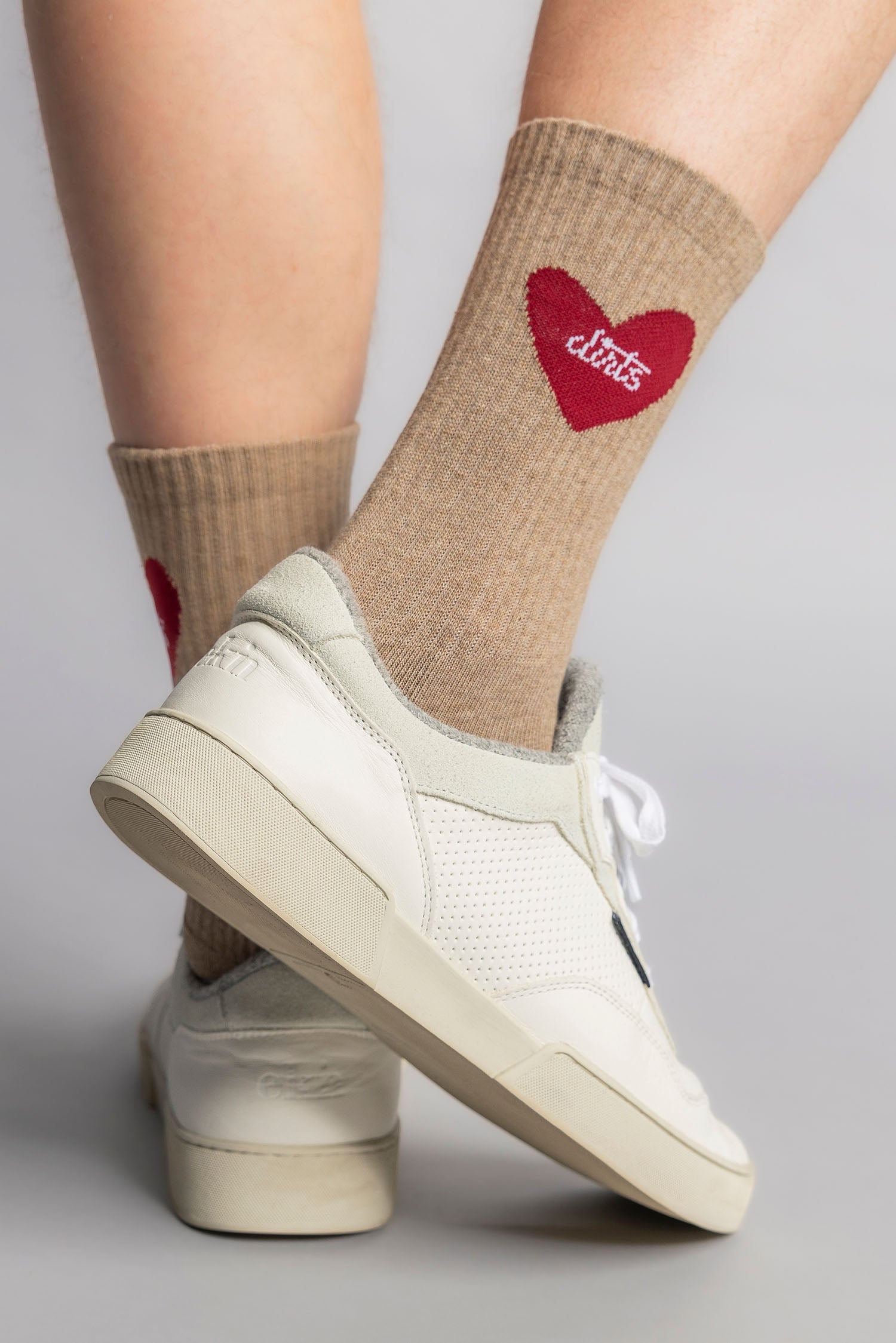 Heart Socks 2.0 in camel von DIRTS