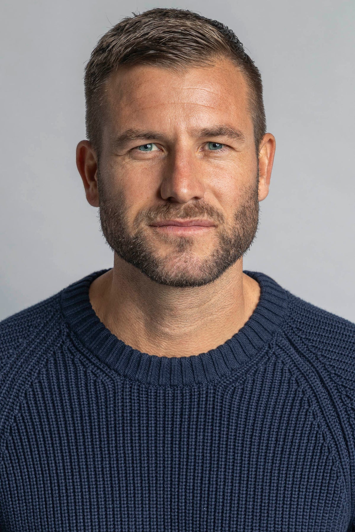 Heavy Knit Crewneck aus 100% Bio Baumwolle in blau von DIRTS