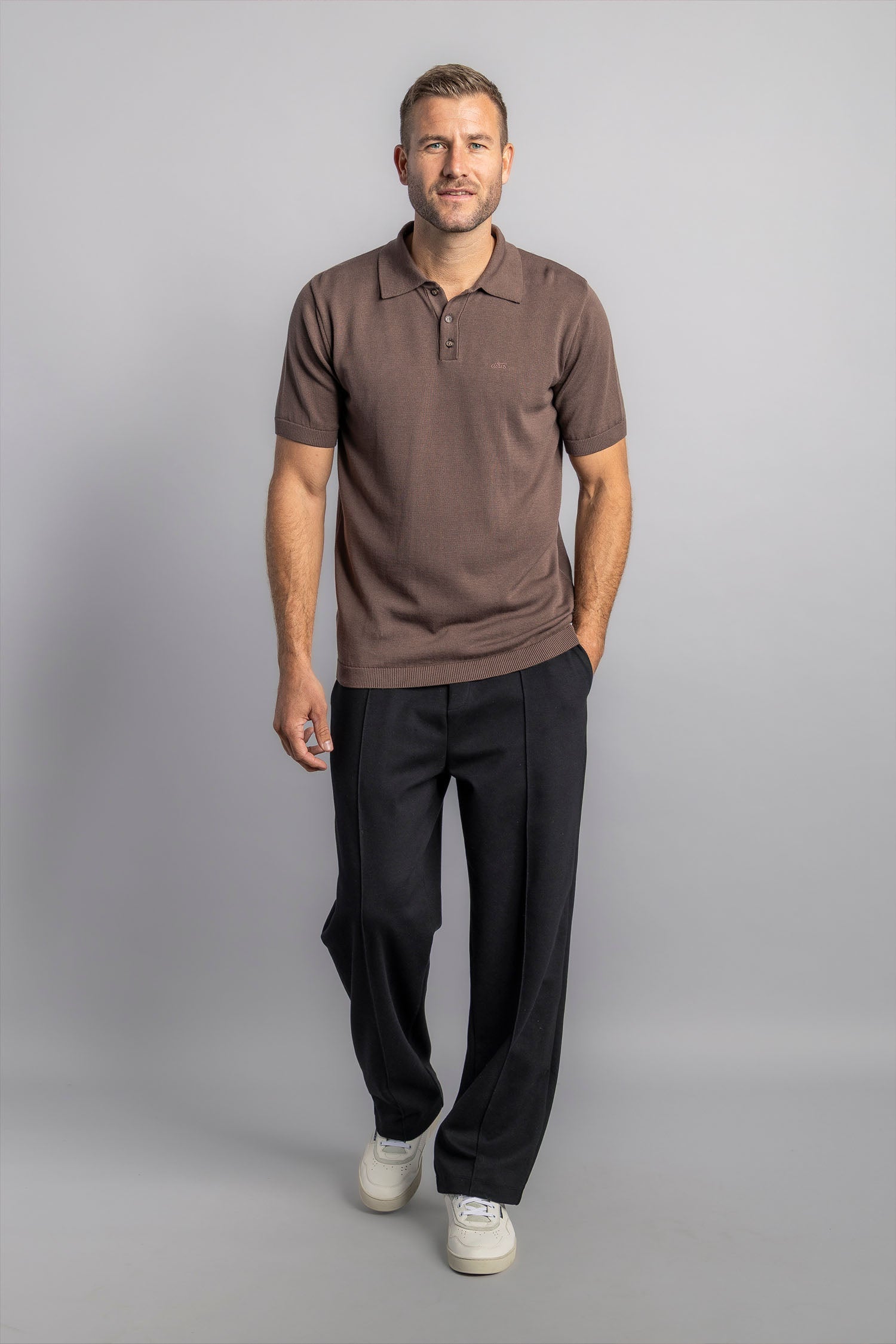 Knit Poloshirt aus Bio Baumwolle von Dirts