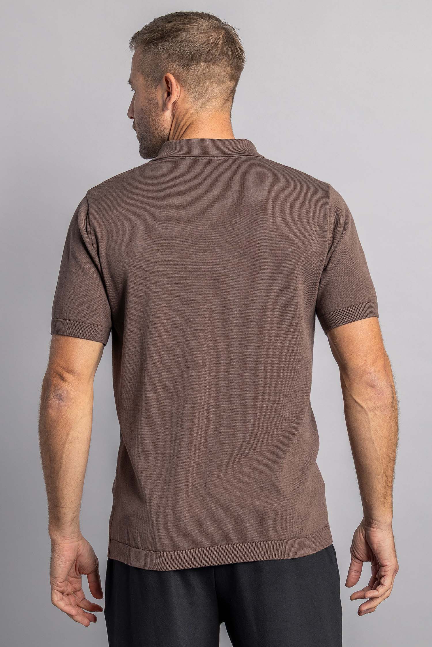 Knit Poloshirt aus Bio Baumwolle von Dirts