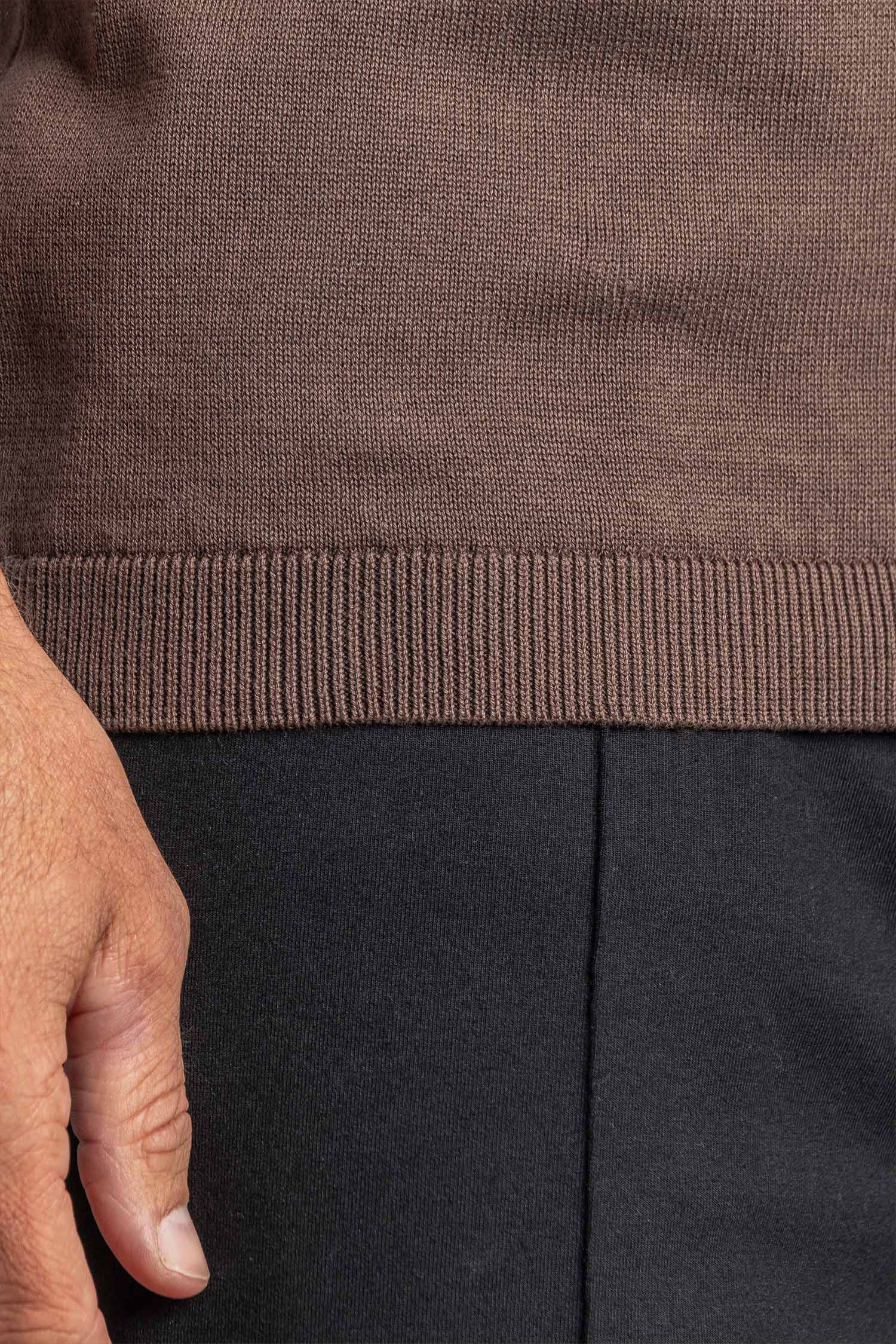 Knit Poloshirt aus Bio Baumwolle von Dirts