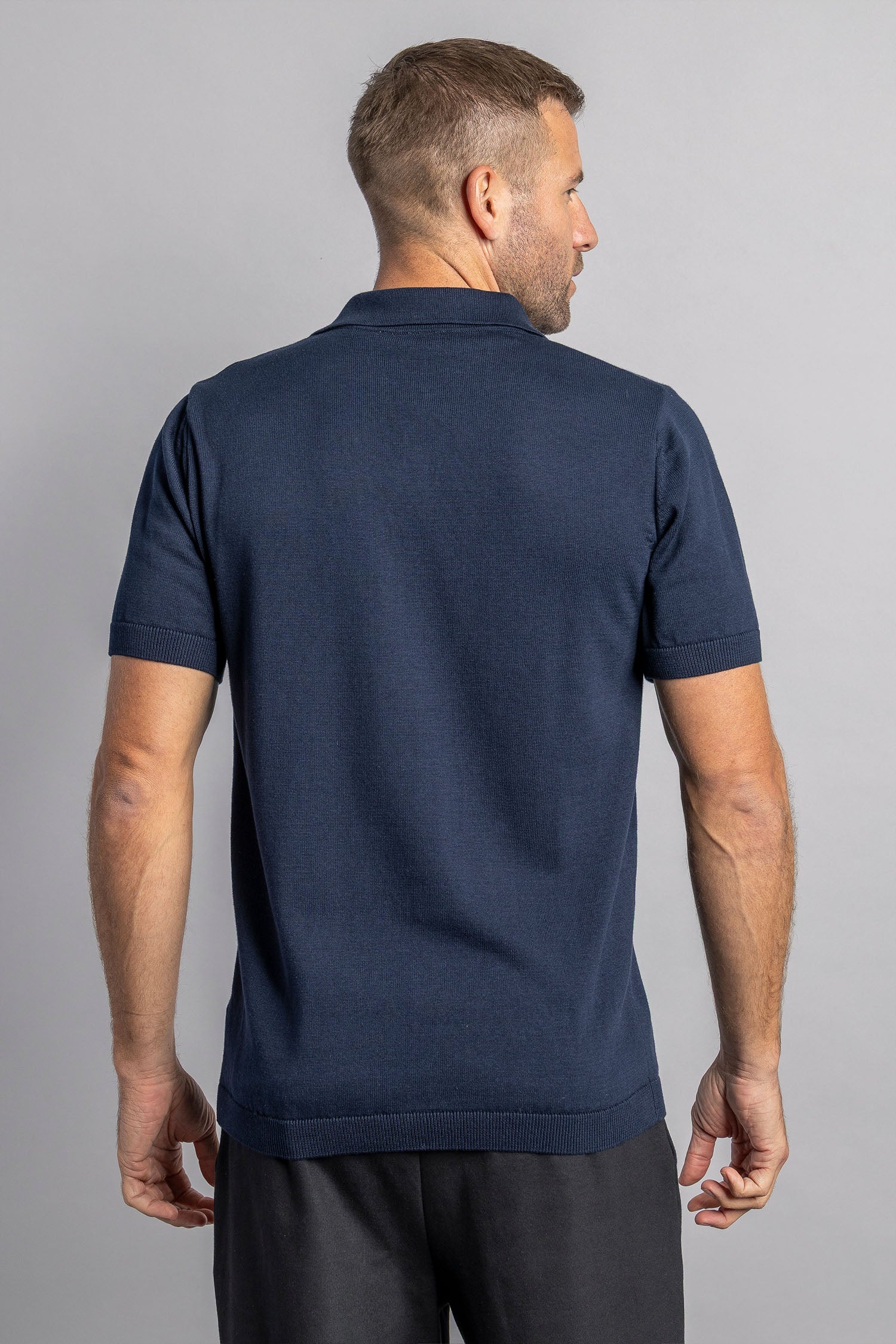Knit Poloshirt aus Bio Baumwolle von Dirts