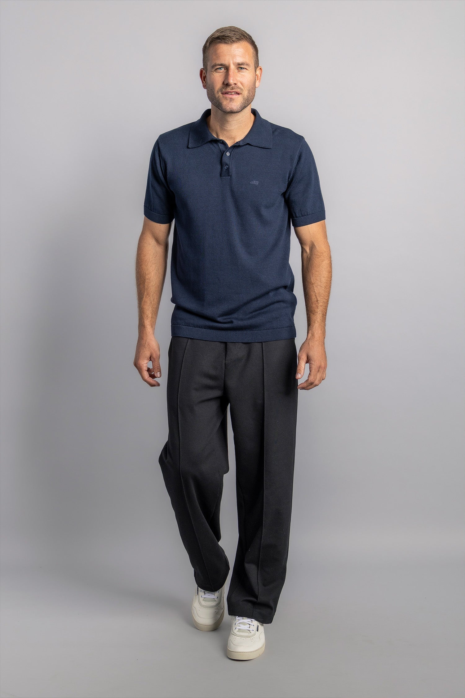 Knit Poloshirt aus Bio Baumwolle von Dirts