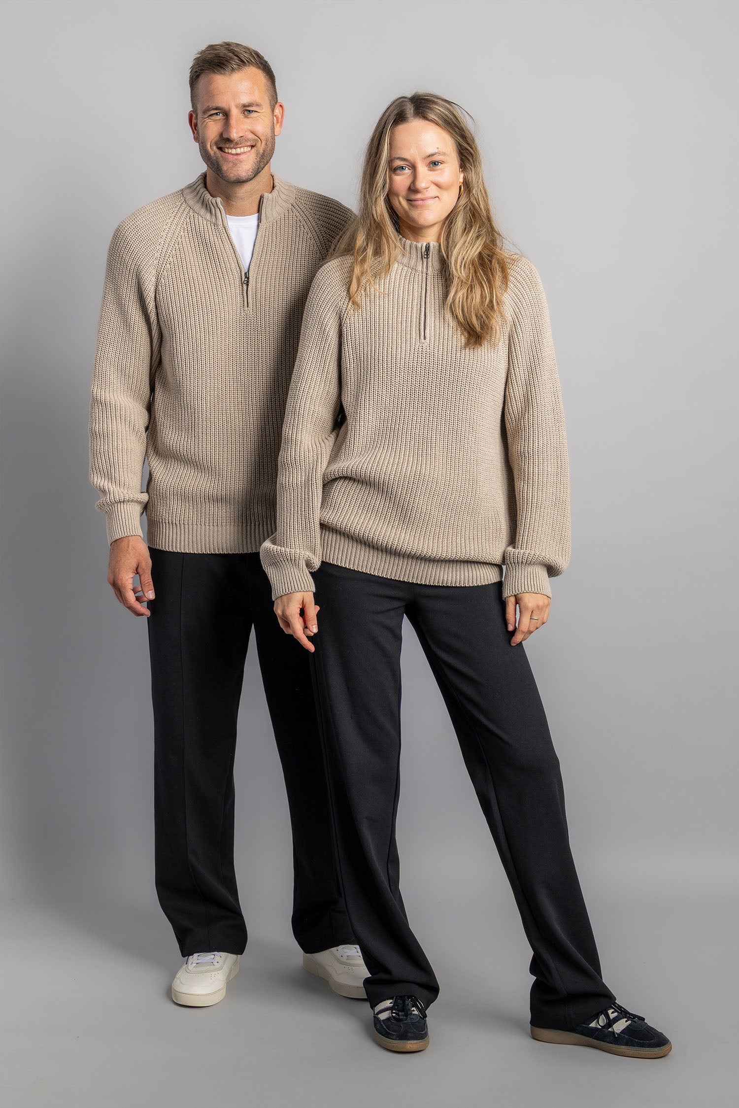 Knit Quarter Zip aus Bio Baumwolle von Dirts