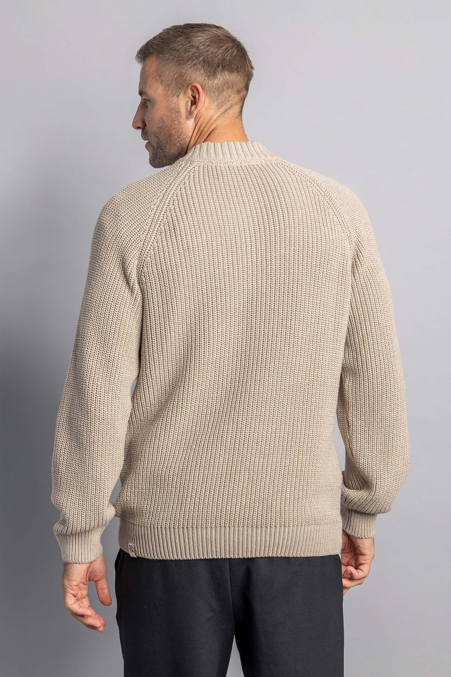 Knit Quarter Zip aus Bio Baumwolle von Dirts