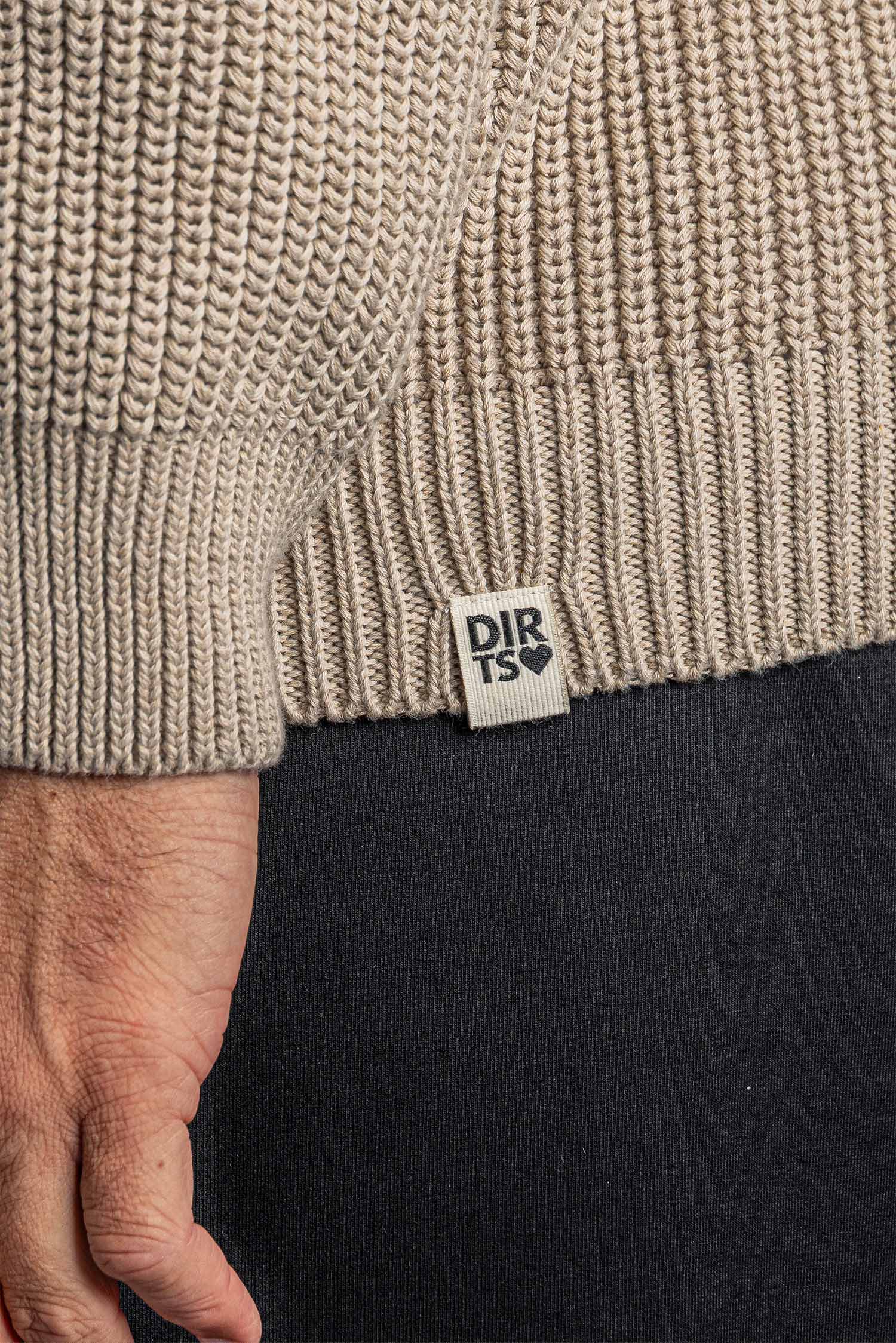 Knit Quarter Zip aus Bio Baumwolle von Dirts