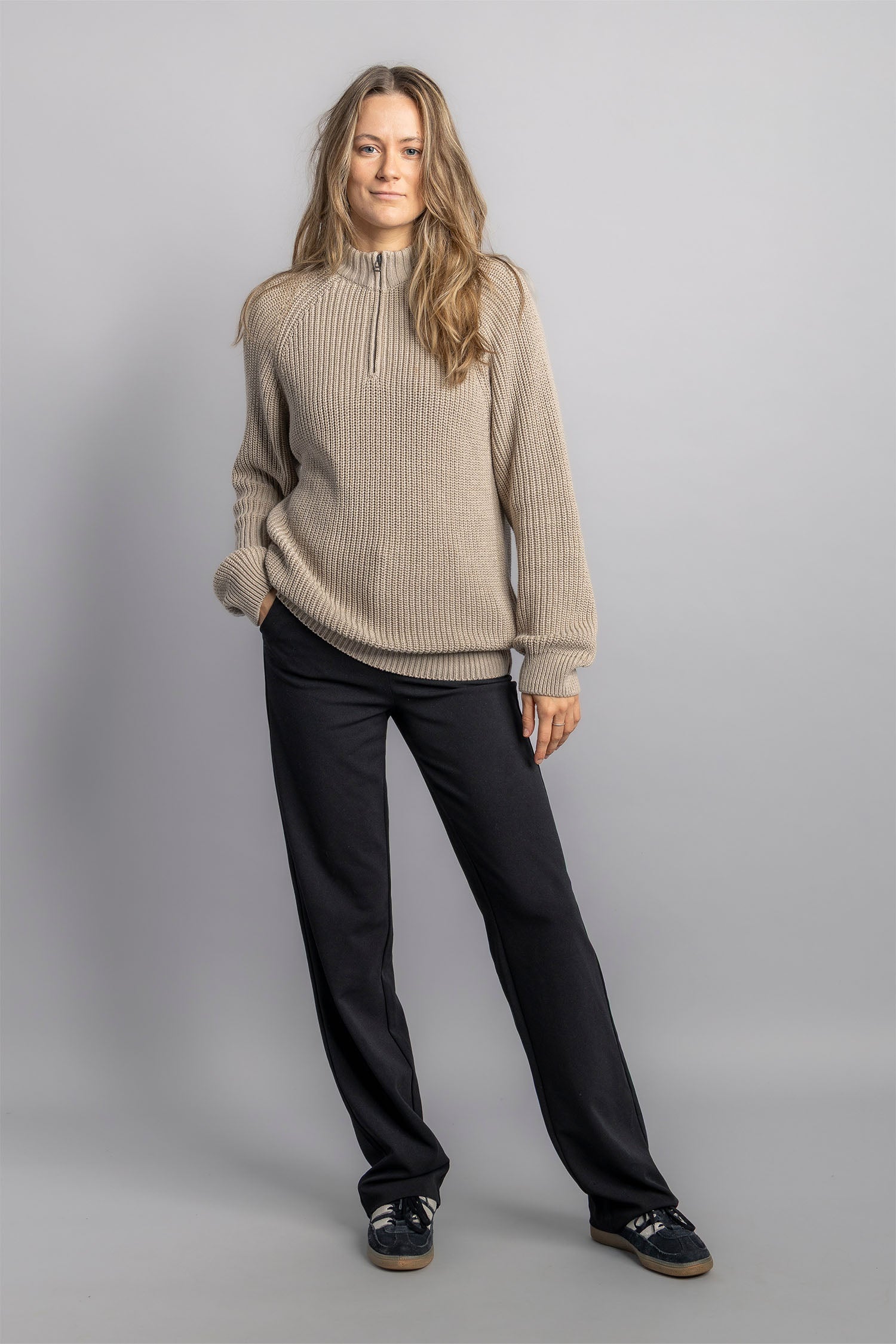 Knit Quarter Zip aus Bio Baumwolle von Dirts