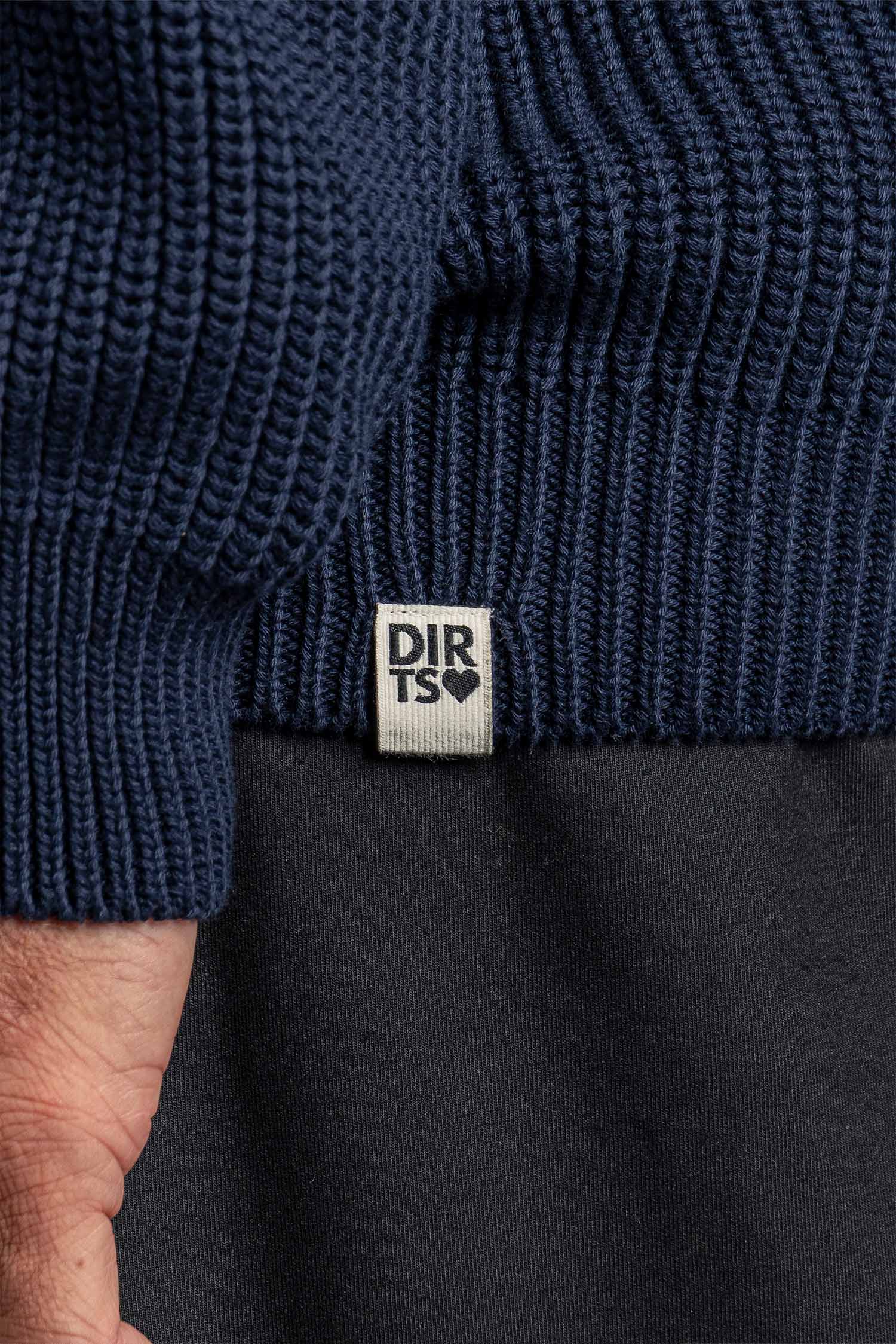 Knit Quarter Zip aus Bio Baumwolle von Dirts