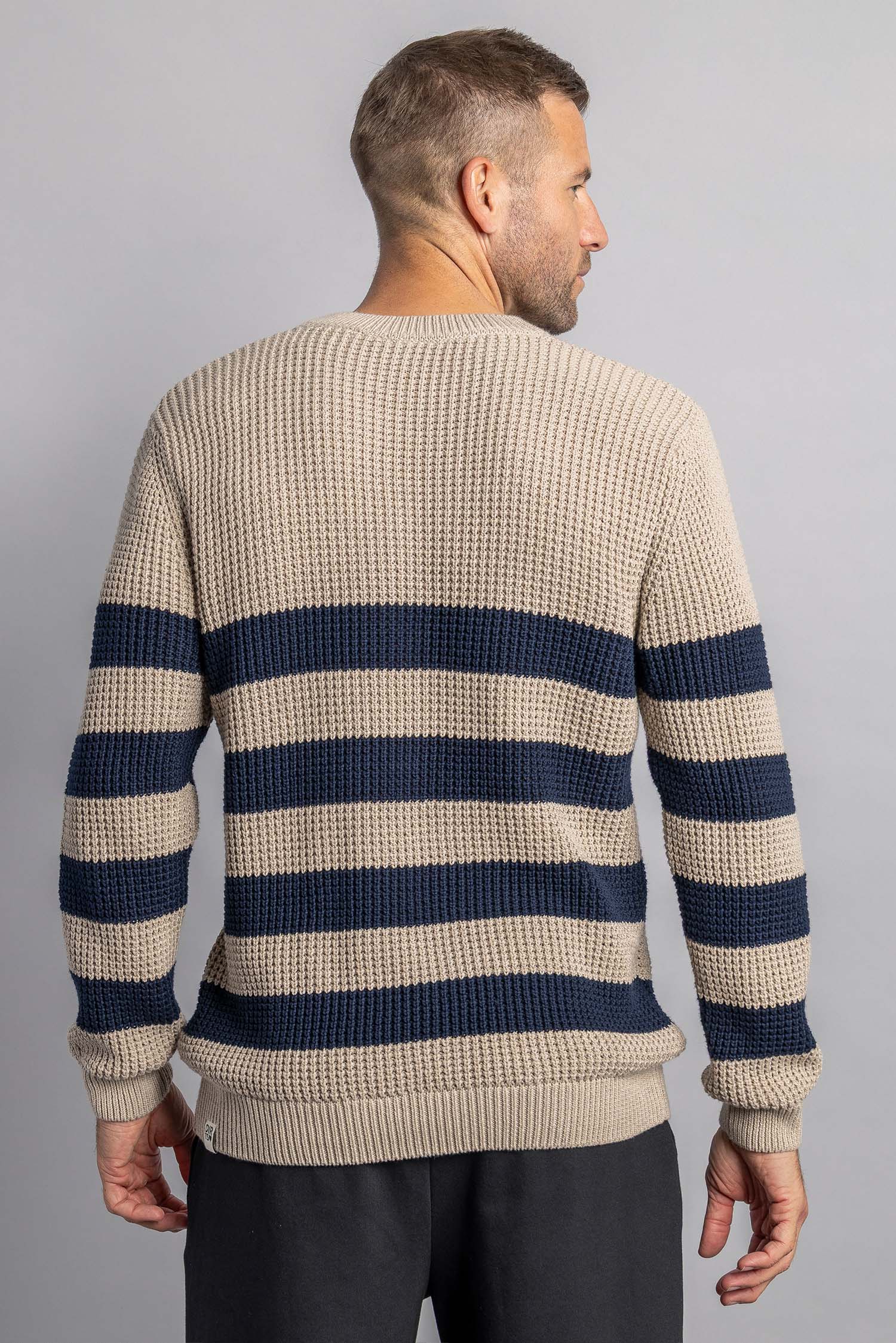 Knit Striped Crewneck aus Bio Baumwolle von Dirts