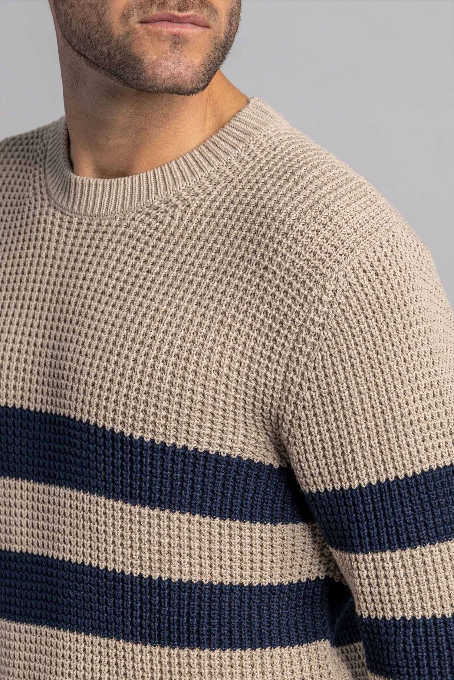 Knit Striped Crewneck aus Bio Baumwolle von Dirts