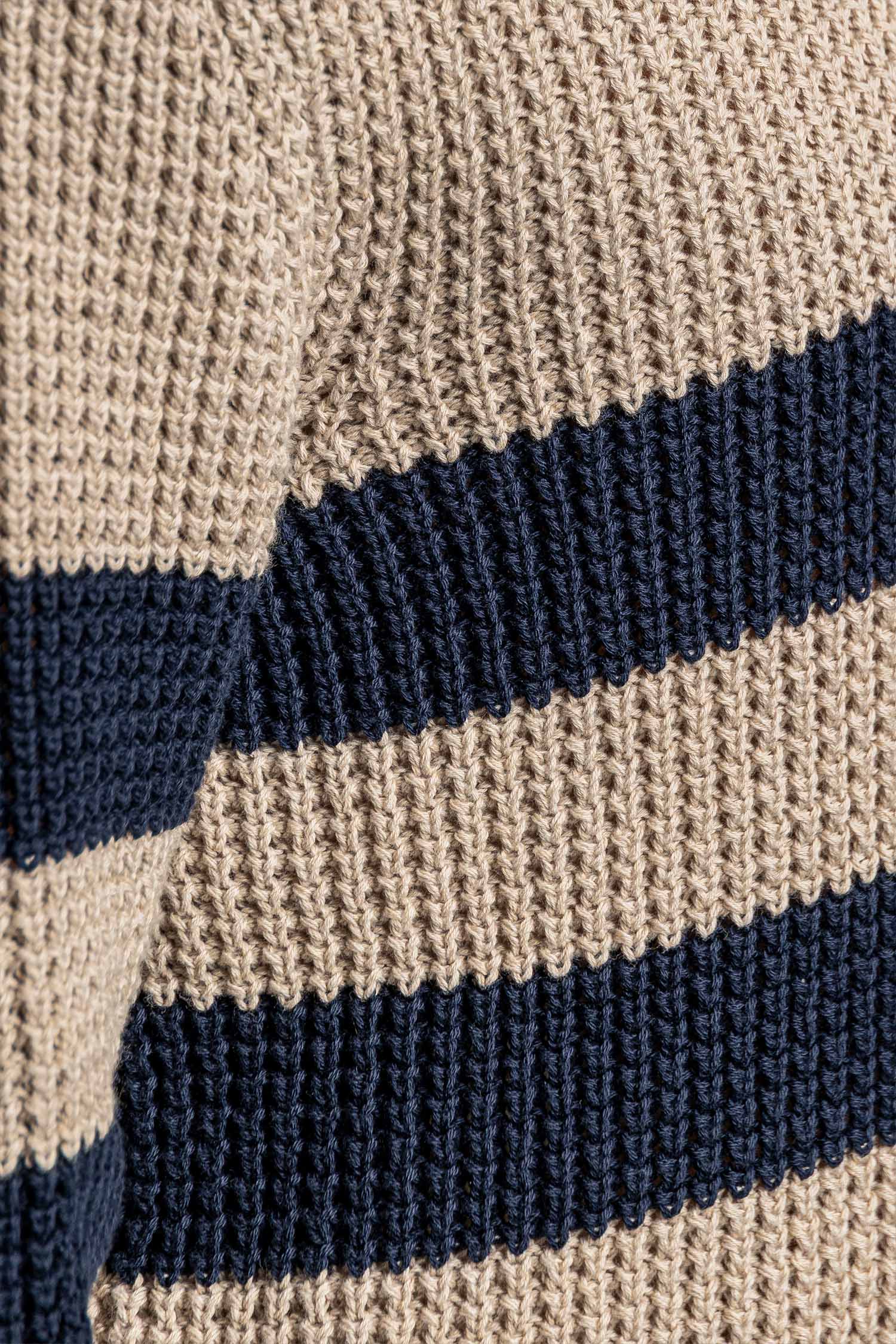 Knit Striped Crewneck aus Bio Baumwolle von Dirts