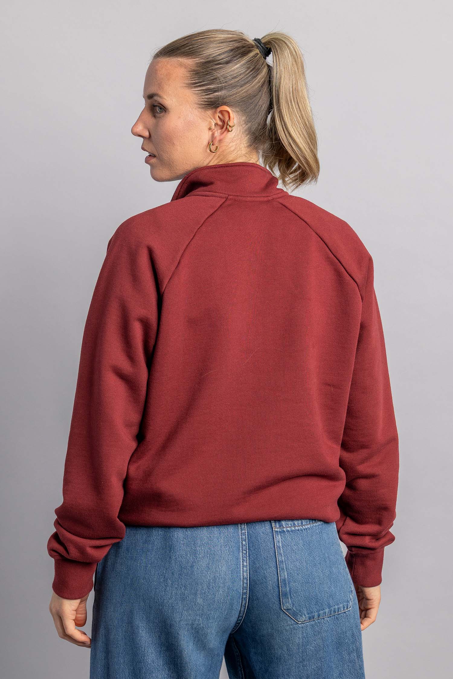 Quarter Zip Raglan aus Bio Baumwolle von Dirts