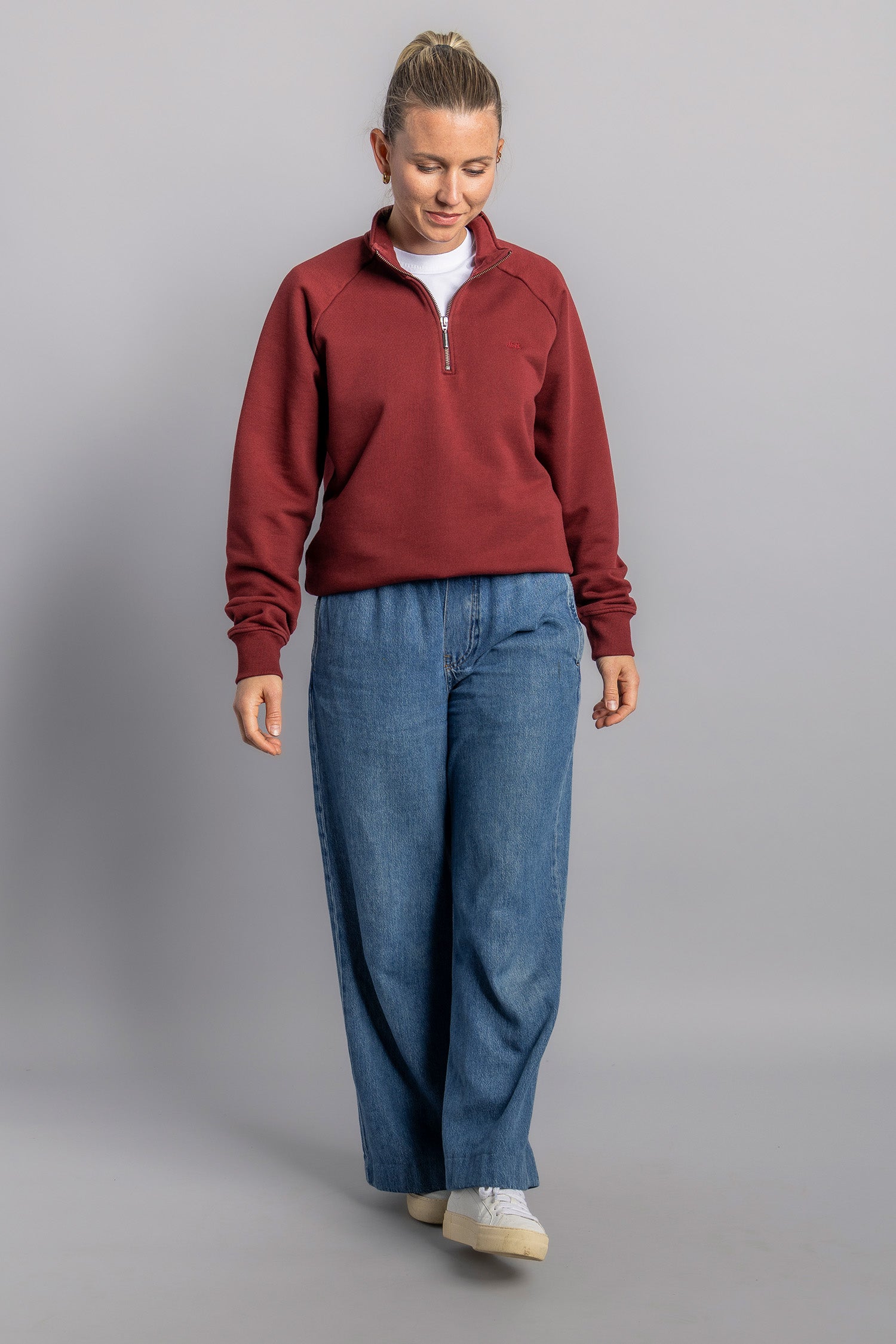 Quarter Zip Raglan aus Bio Baumwolle von Dirts