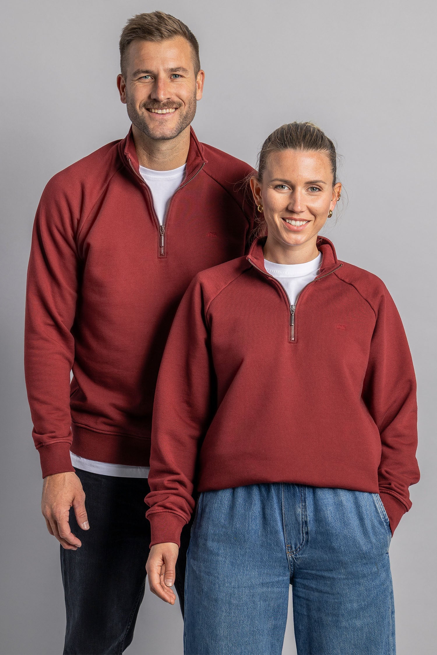 Quarter Zip Raglan aus Bio Baumwolle von Dirts
