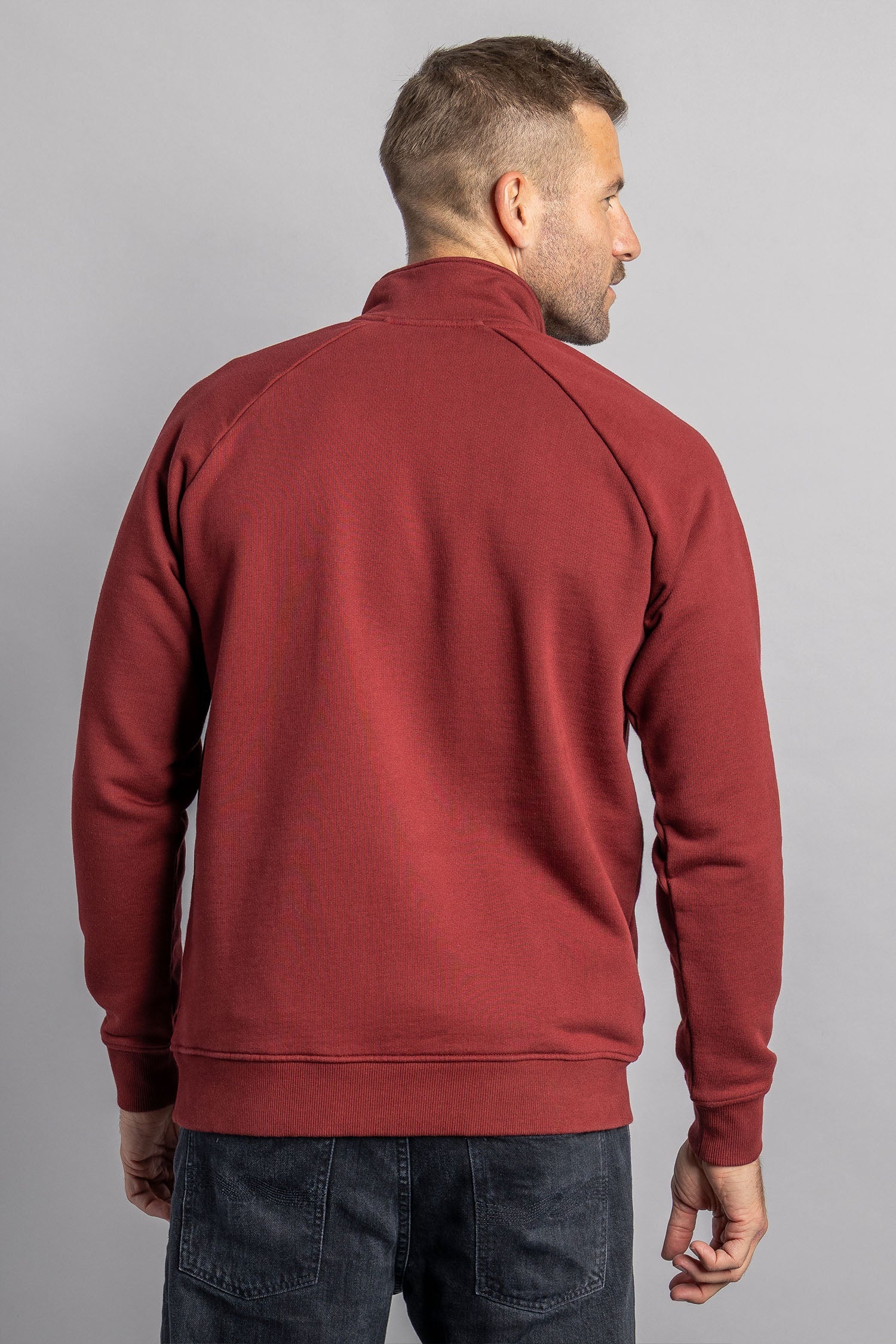 Quarter Zip Raglan aus Bio Baumwolle von Dirts