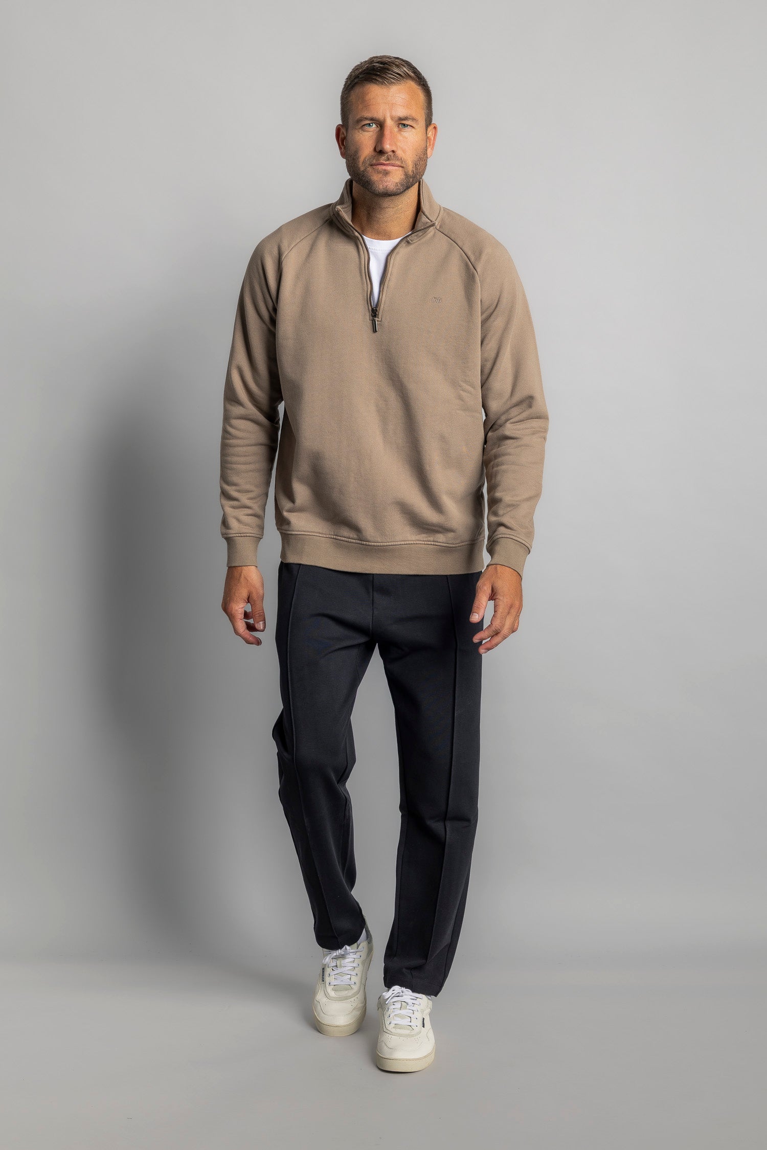 Quarter Zip Raglan aus Bio Baumwolle von Dirts