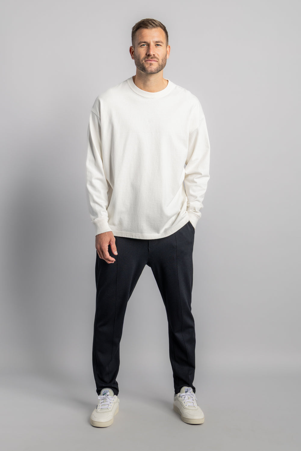 T-shirt à manches longues en coton recyclé fabriqué à partir de coton biologique de DIRTS