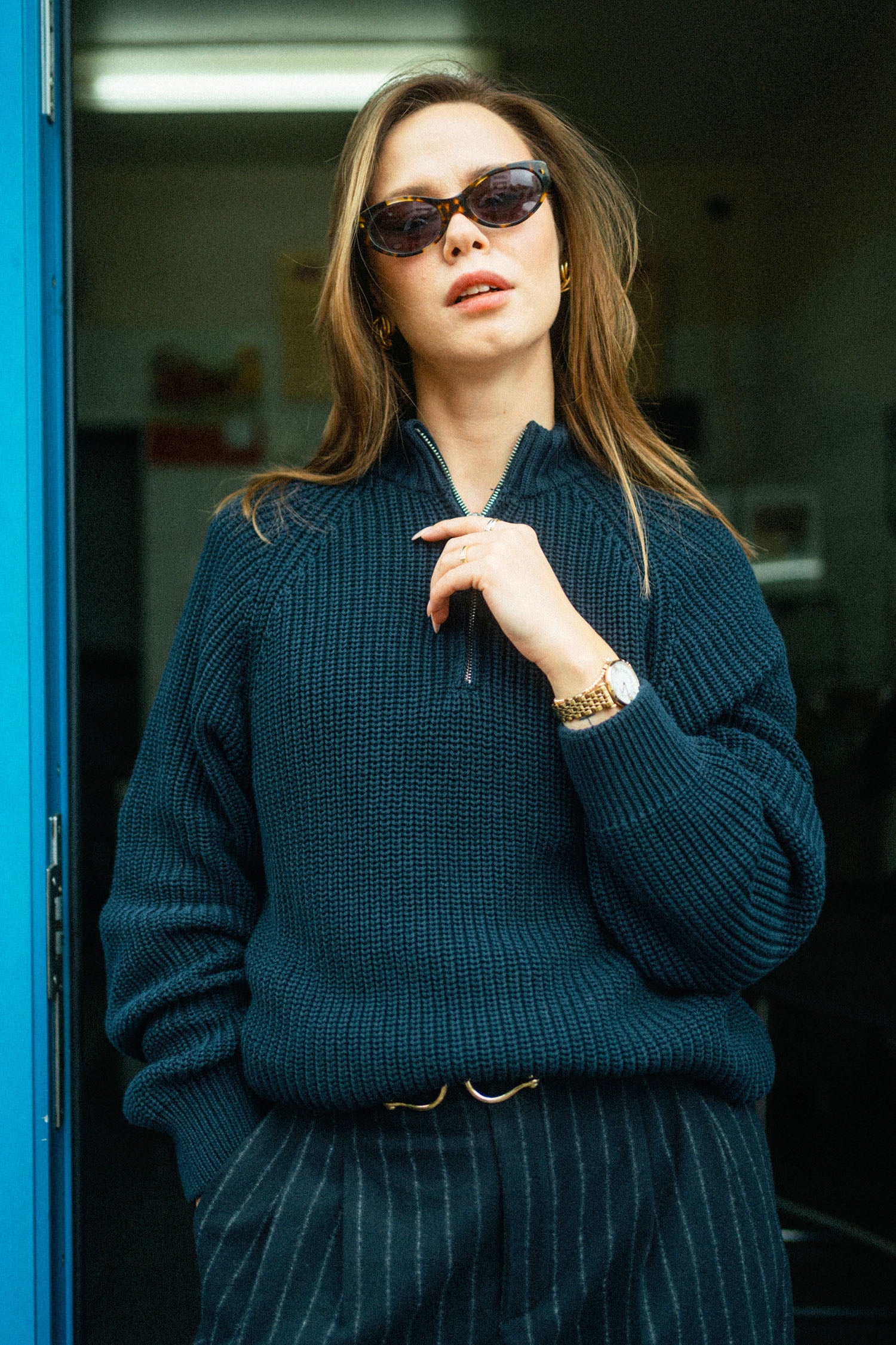 Knit Quarter Zip aus Bio Baumwolle von Dirts
