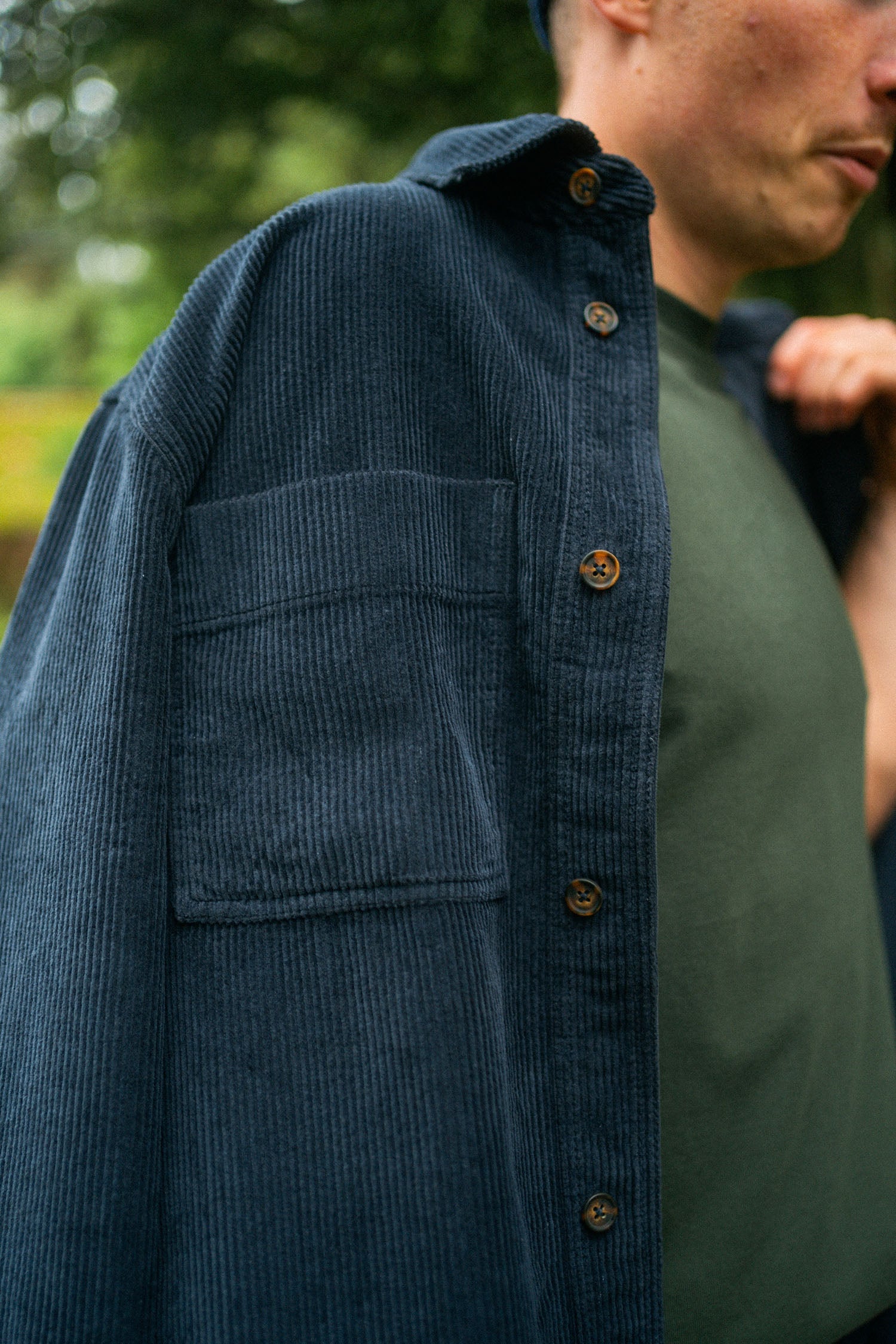 Cord Overshirt von Dirts aus Bio Baumwolle