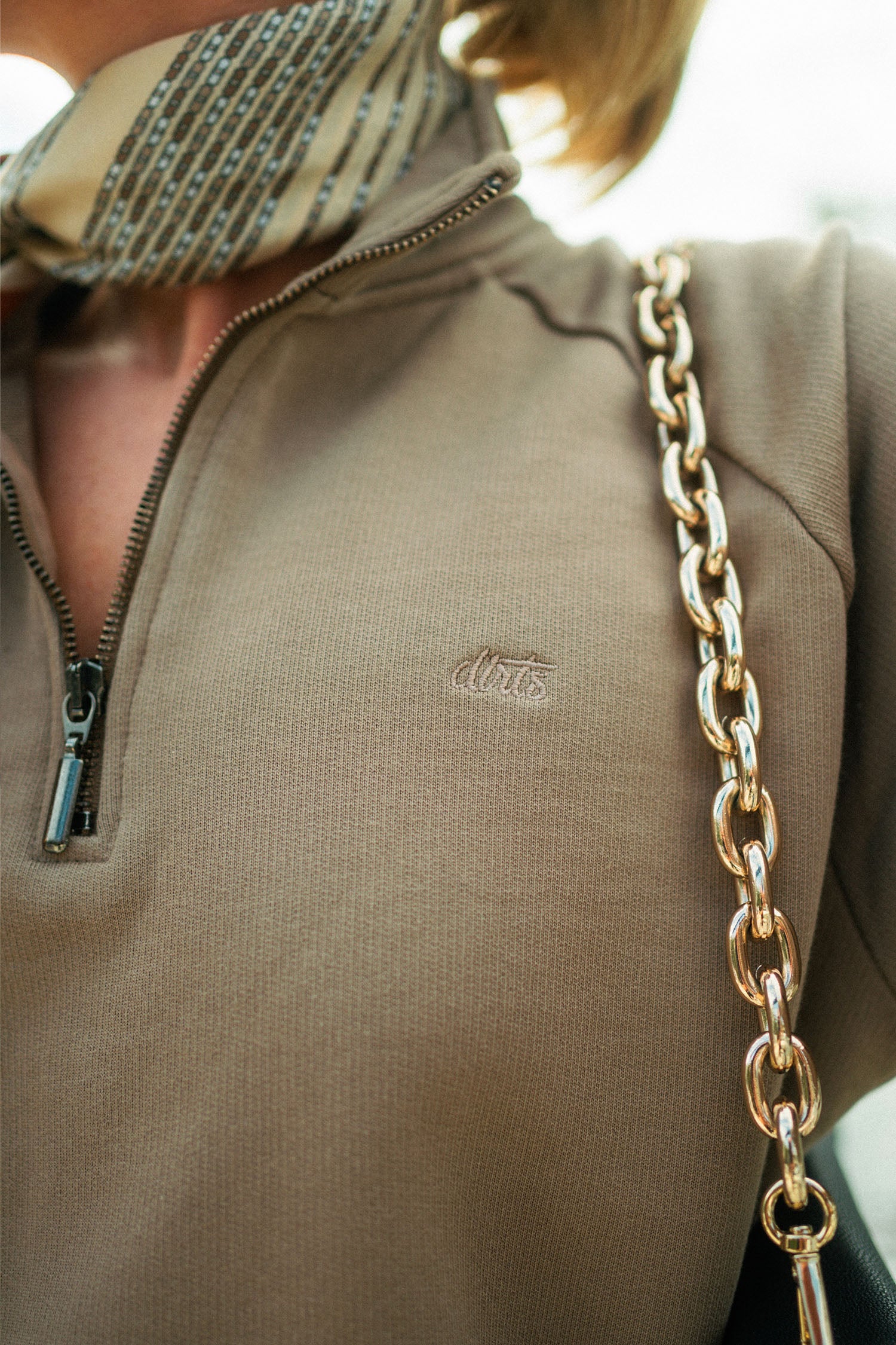 Quarter Zip Raglan aus Bio Baumwolle von Dirts