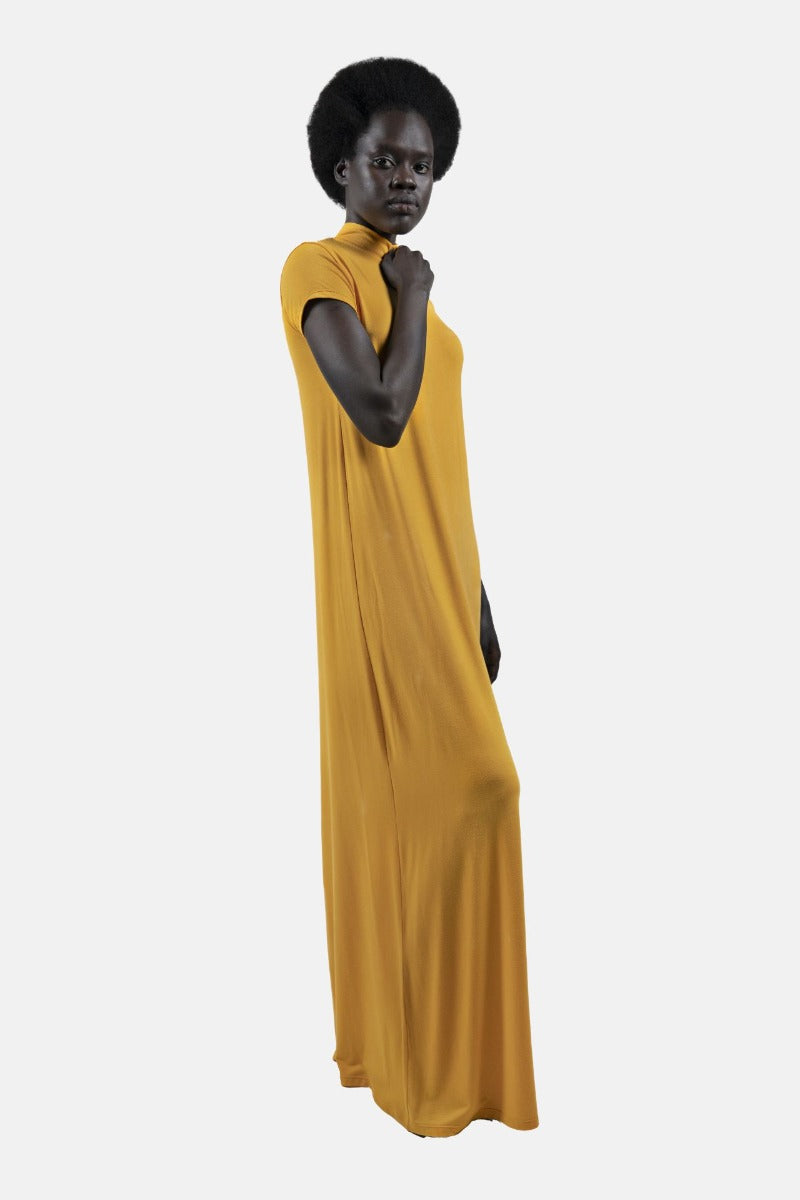Gelbes Maxi-Kleid Dresden DRS aus Lenzing™ Modal von 1 People