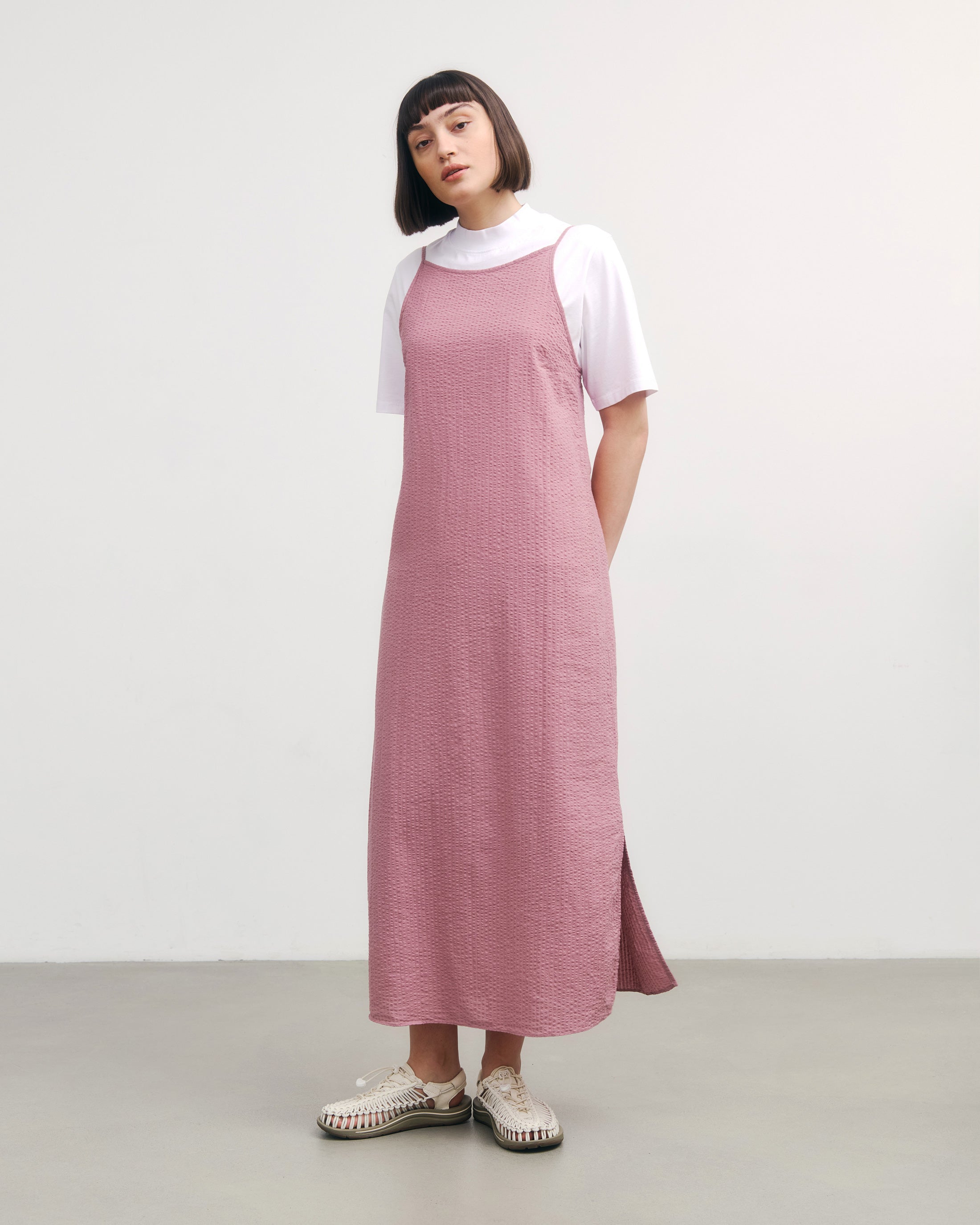 Rosa Kleid aus Bio-Baumwolle von Rotholz