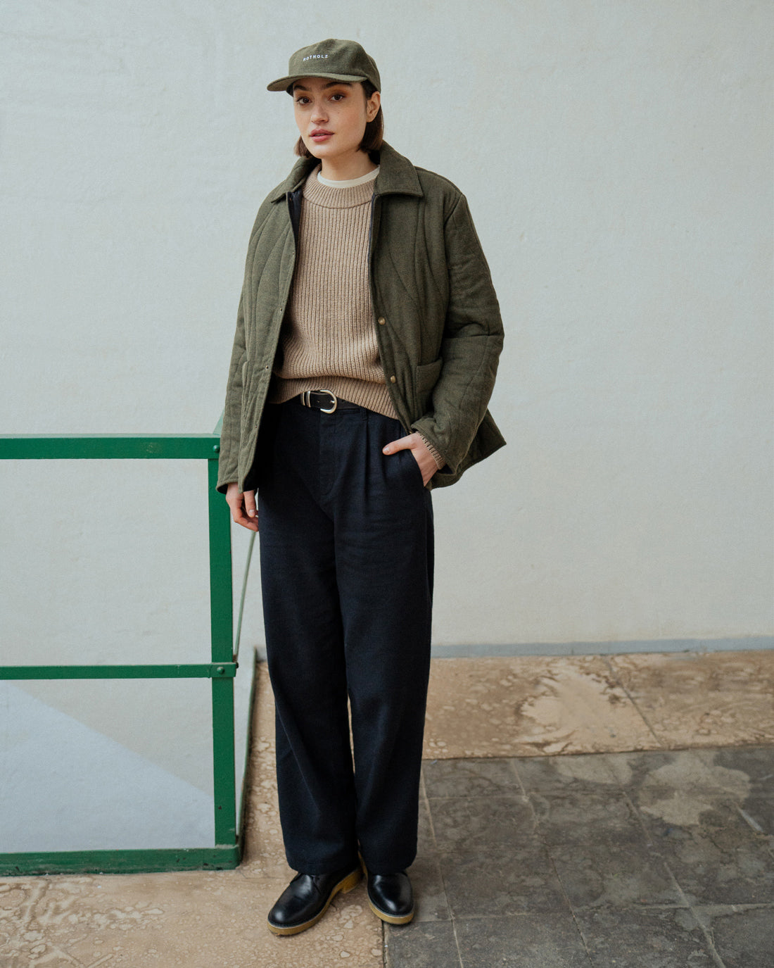 Quilt Jacket Organic Flannel - Green by Rotholz
