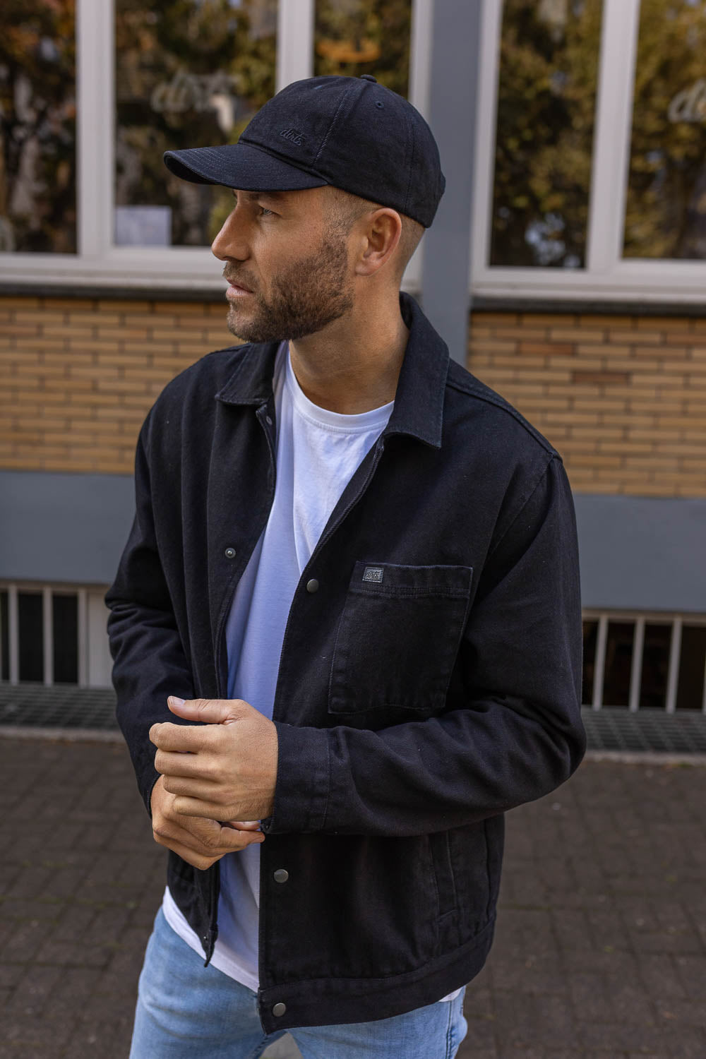 Denim Basecap Washed aus Bio Baumwolle von Dirts