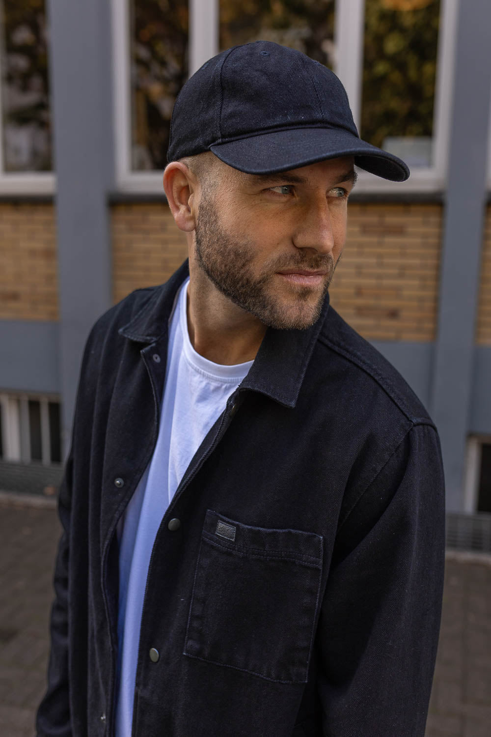 Denim Basecap Washed aus Bio Baumwolle von Dirts