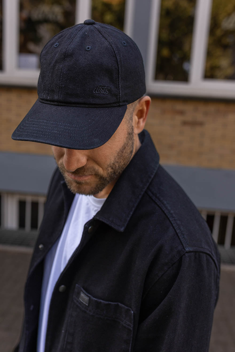 Denim Basecap Washed aus Bio Baumwolle von Dirts