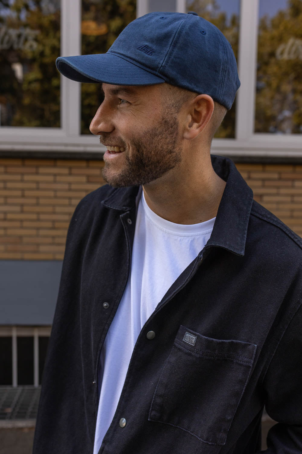 Denim Basecap Washed aus Bio Baumwolle von Dirts