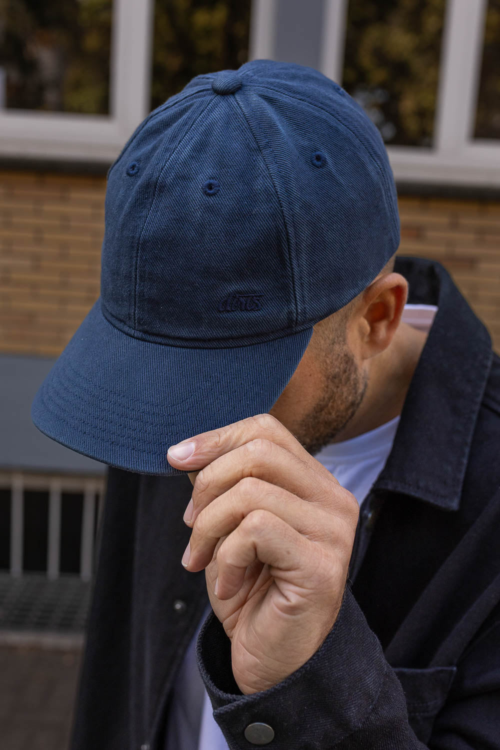 Denim Basecap Washed aus Bio Baumwolle von Dirts
