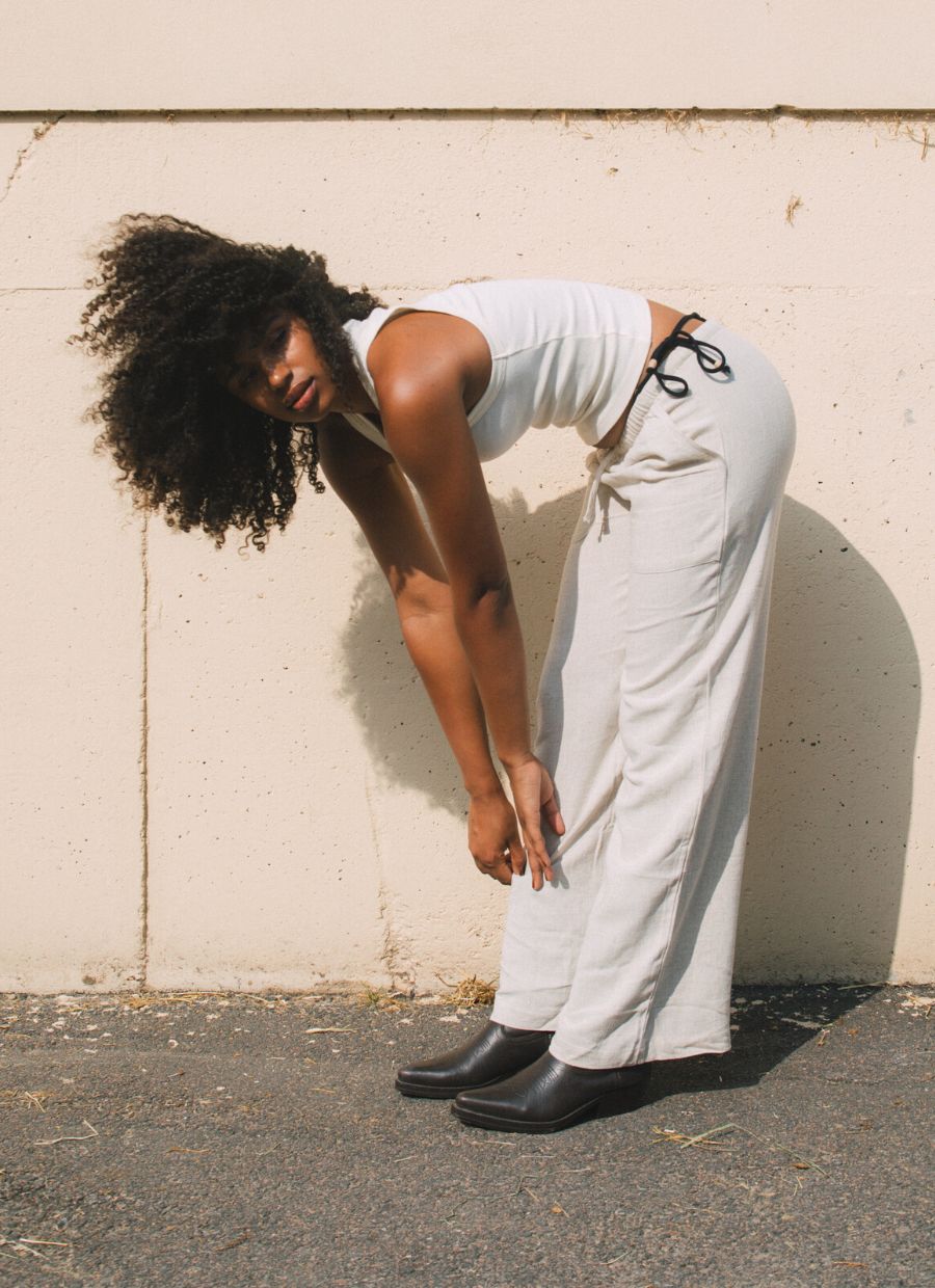 Leah Tank Top - Off-White - Narah Soleigh