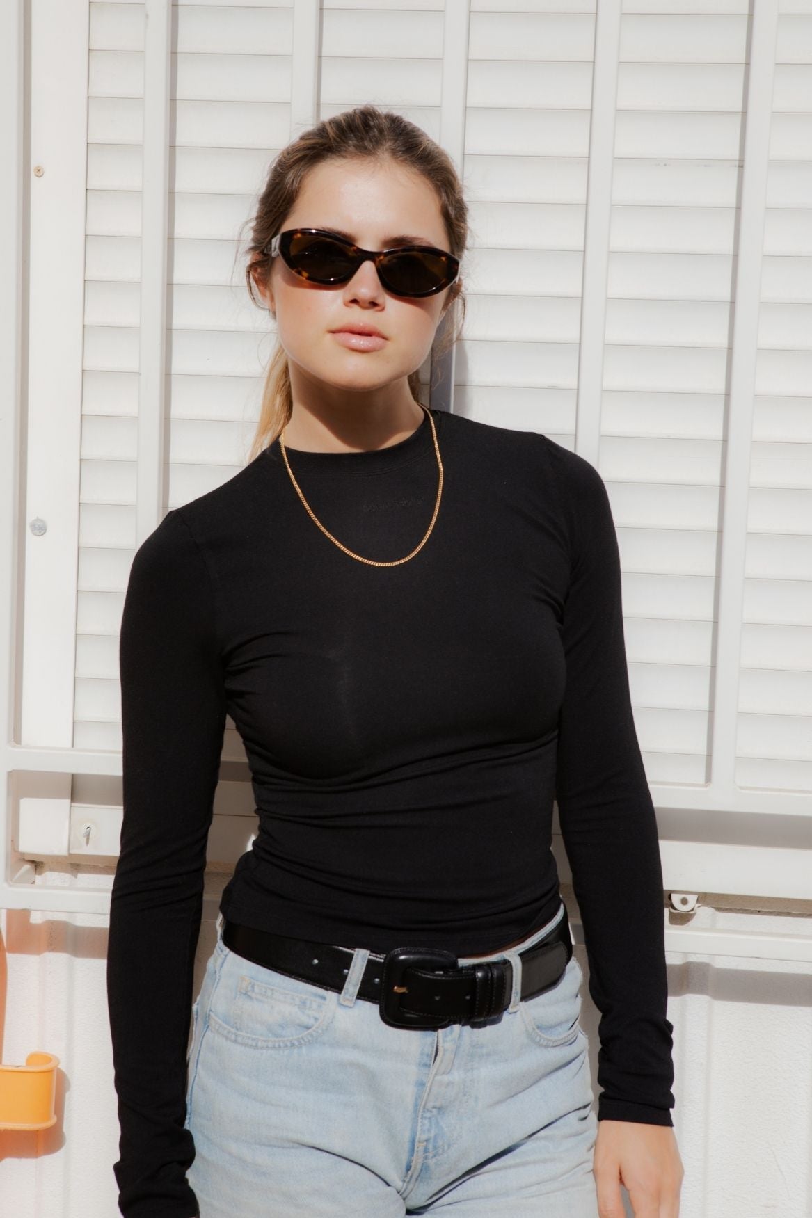 Longsleeve Liv Micro Modal - Black - Narah Soleigh | Luxe Line