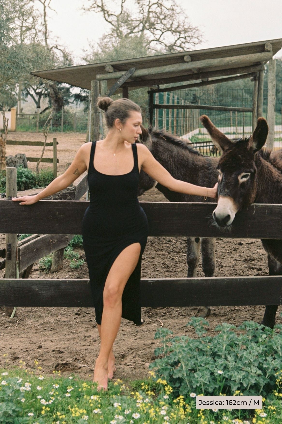 Midi Dress Francesca Modal - Black - Narah Soleigh | Luxe Line