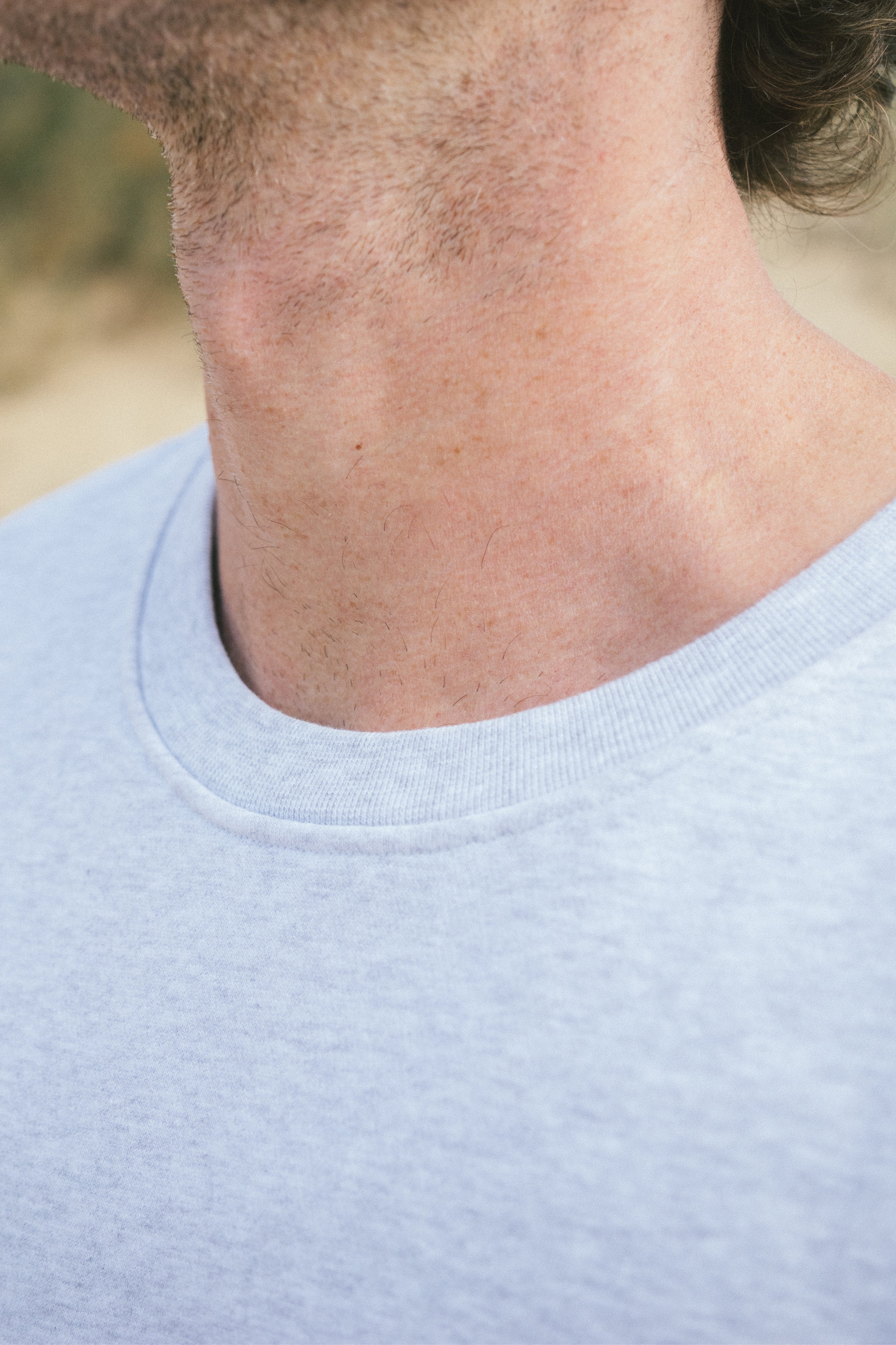 Fjord light grey sweater made from organic cotton by Salzwasser