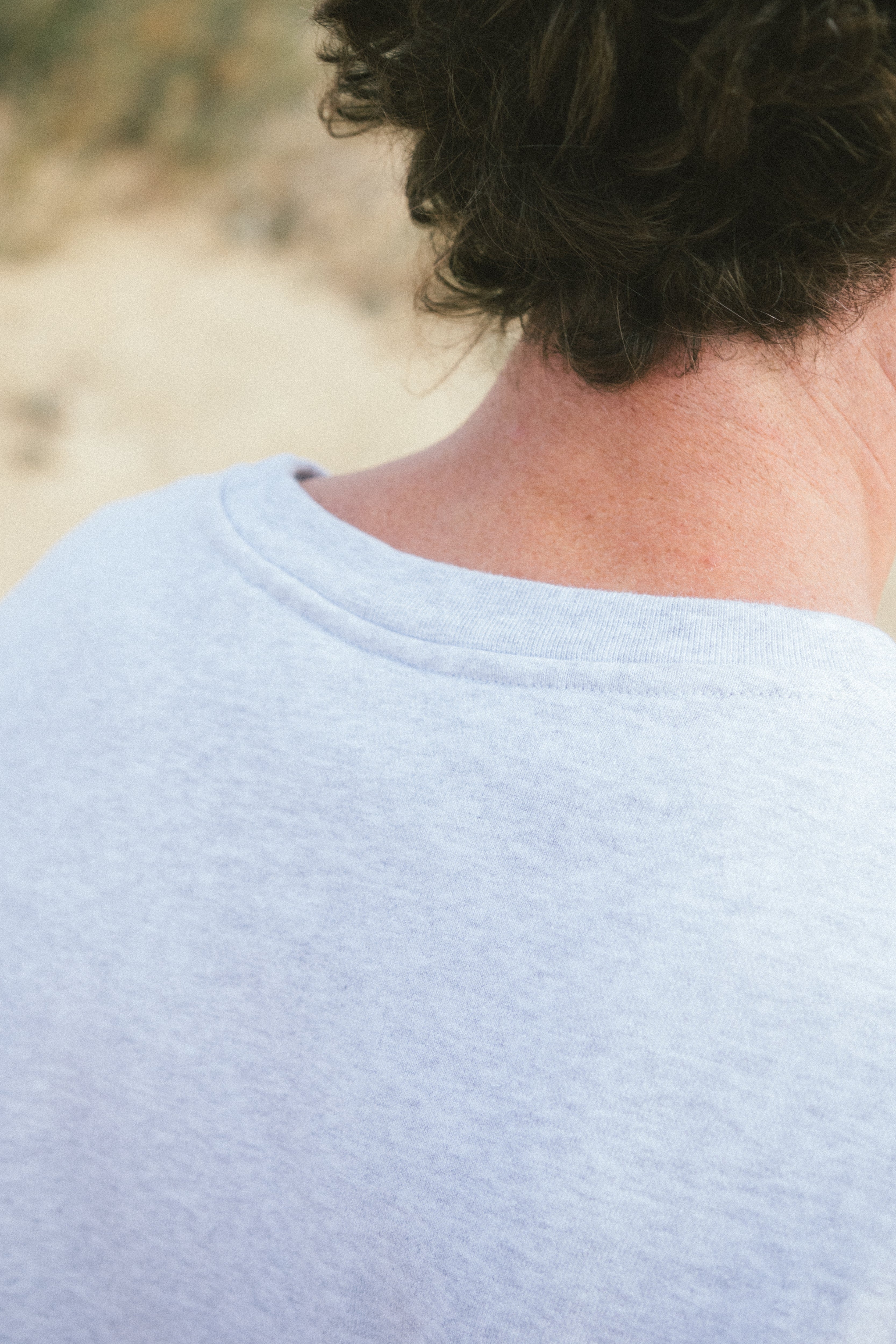 Fjord light grey sweater made from organic cotton by Salzwasser