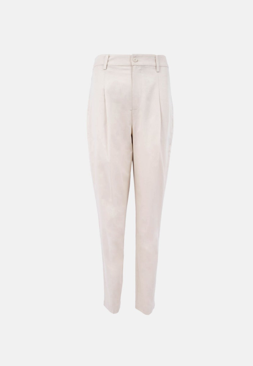 Pantalon Salo QVD blanc en coton 100% biologique par 1 People