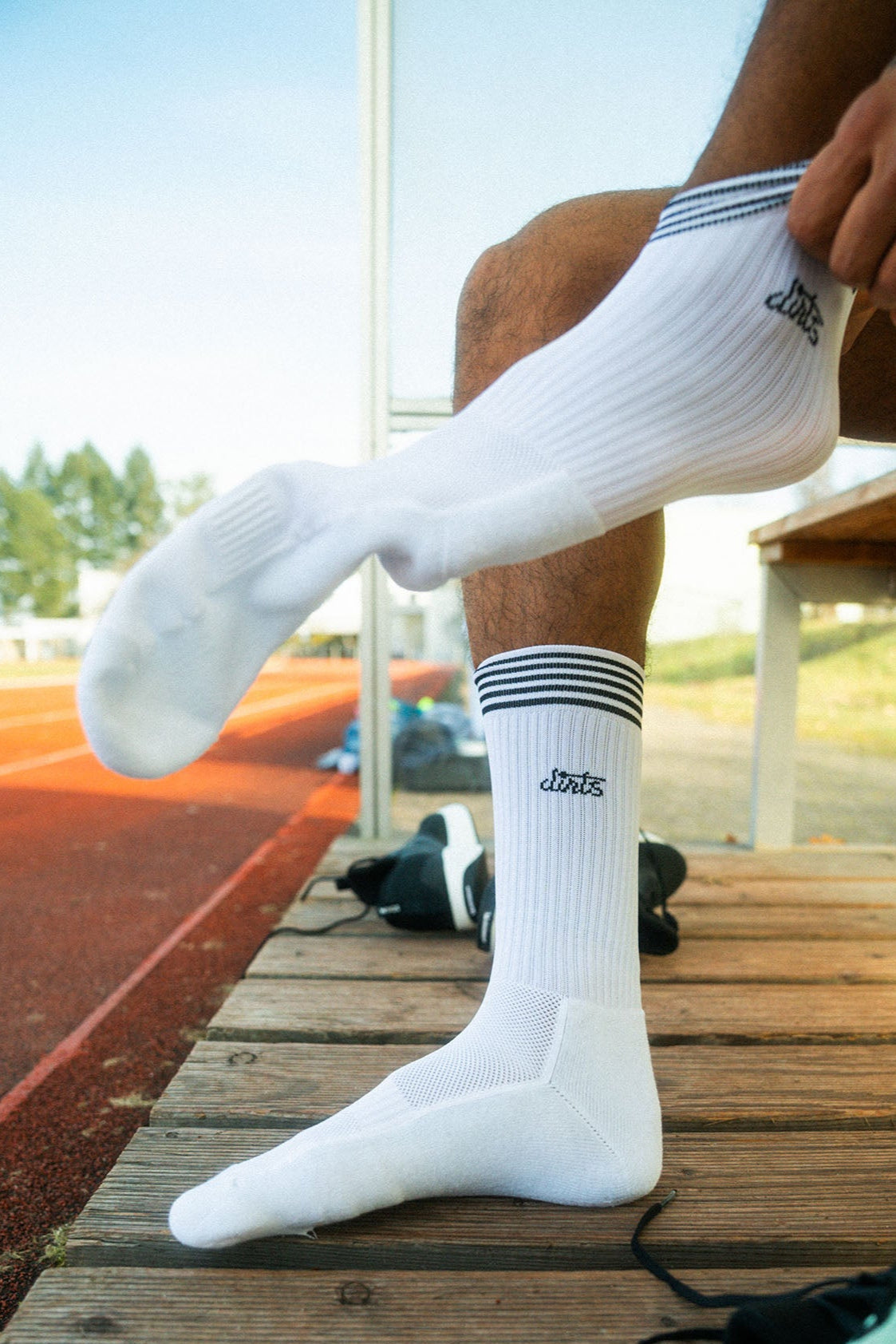 Striped Athletic Socks von DIRTS